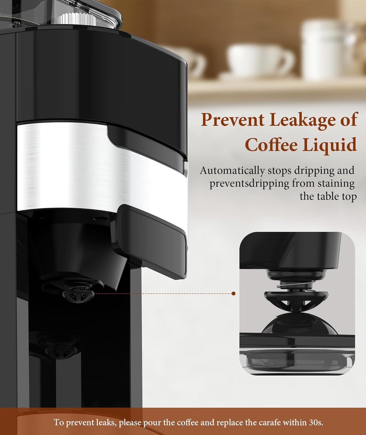 10-Cup Drip Coffee Maker with Built-In Grinde CM8025 - Image 7
