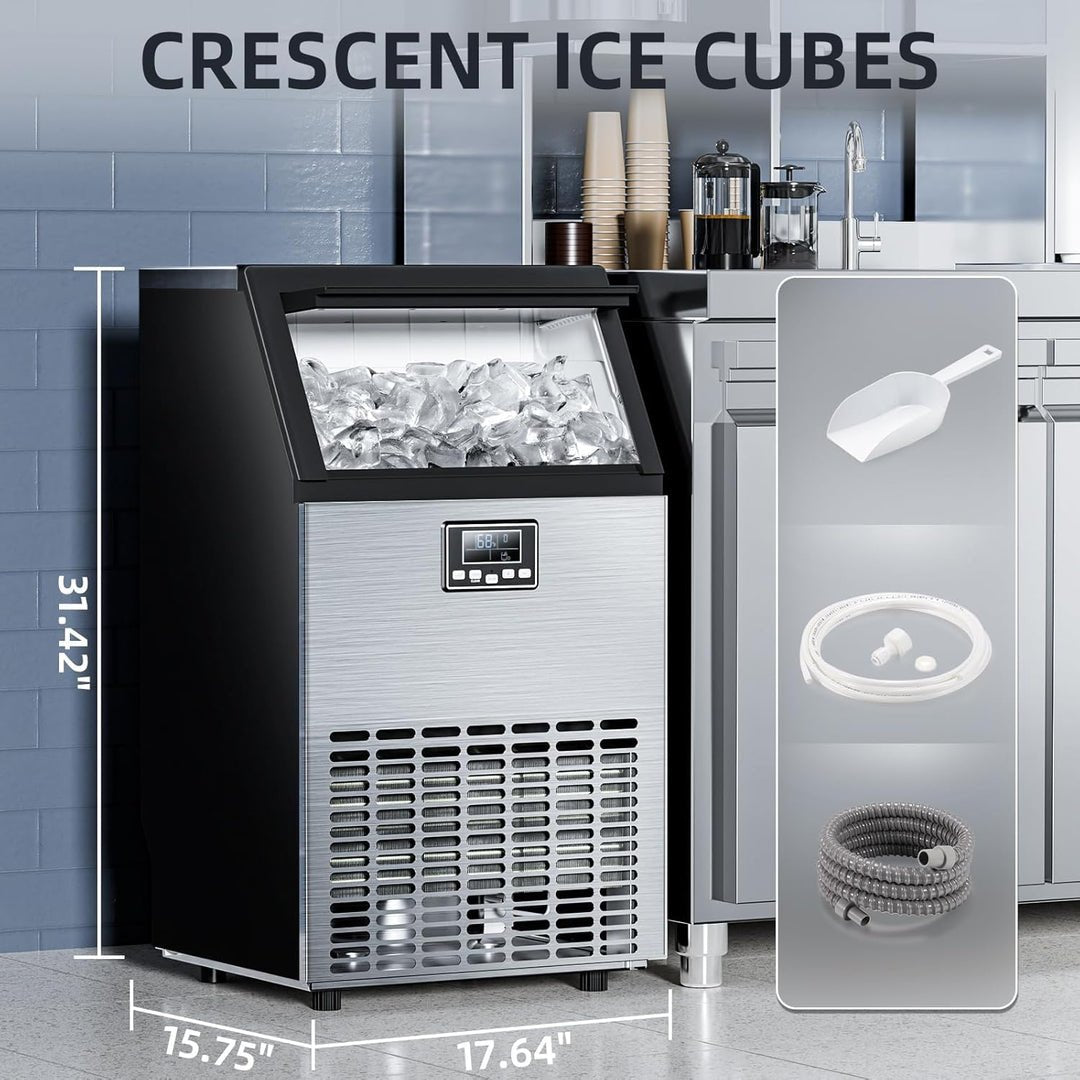100LBS/200LBS/265LBS Freestanding Commercial Ice Maker Z5845A - Image 32