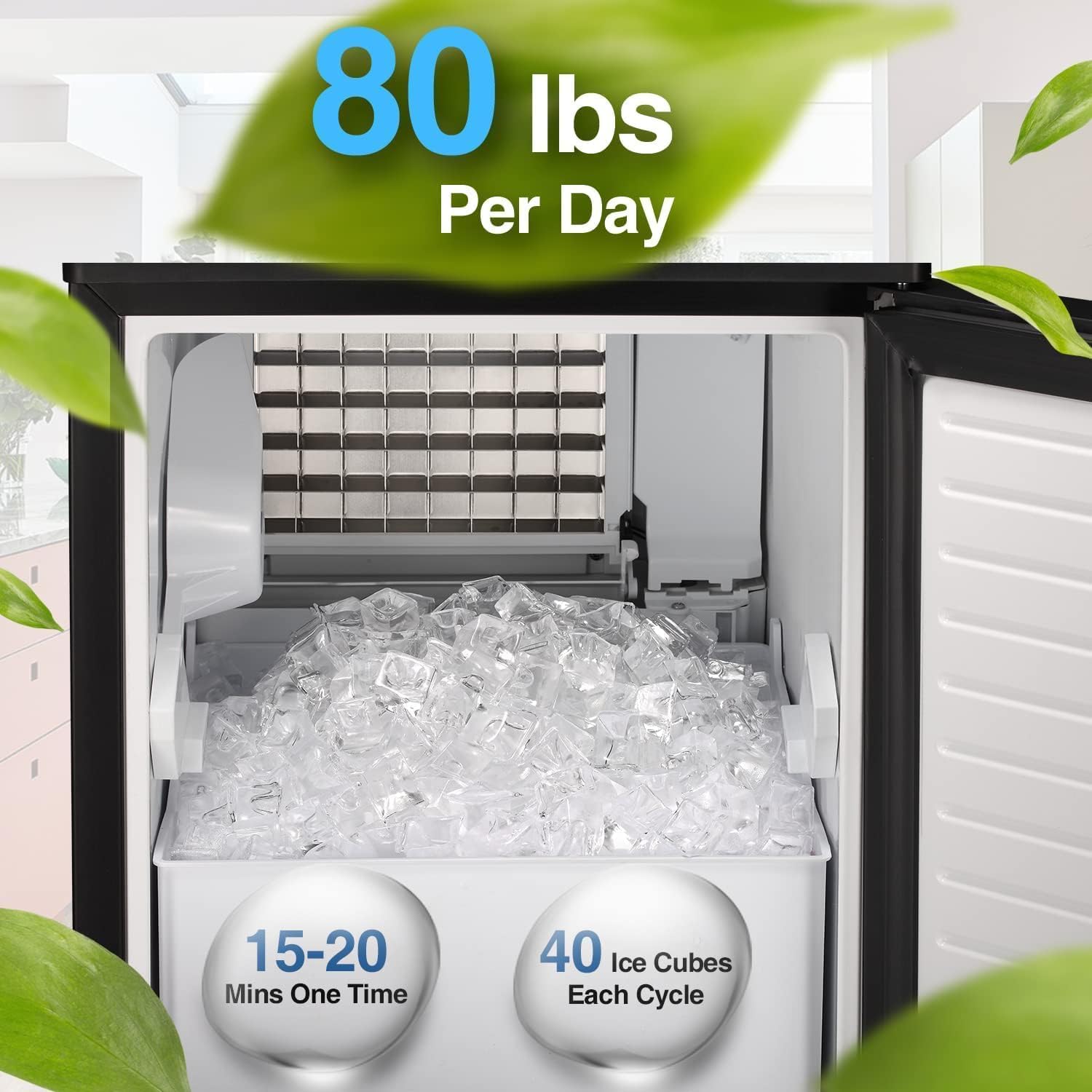 100LBS/200LBS/265LBS Freestanding Commercial Ice Maker Z5845A - Image 37