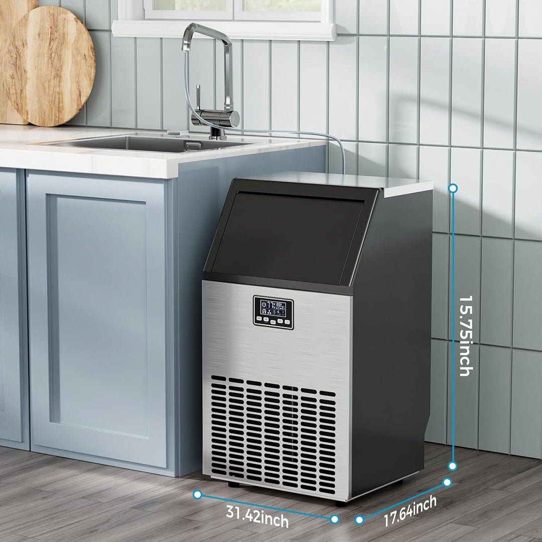 100LBS/200LBS/265LBS Freestanding Commercial Ice Maker Z5845A - Image 26