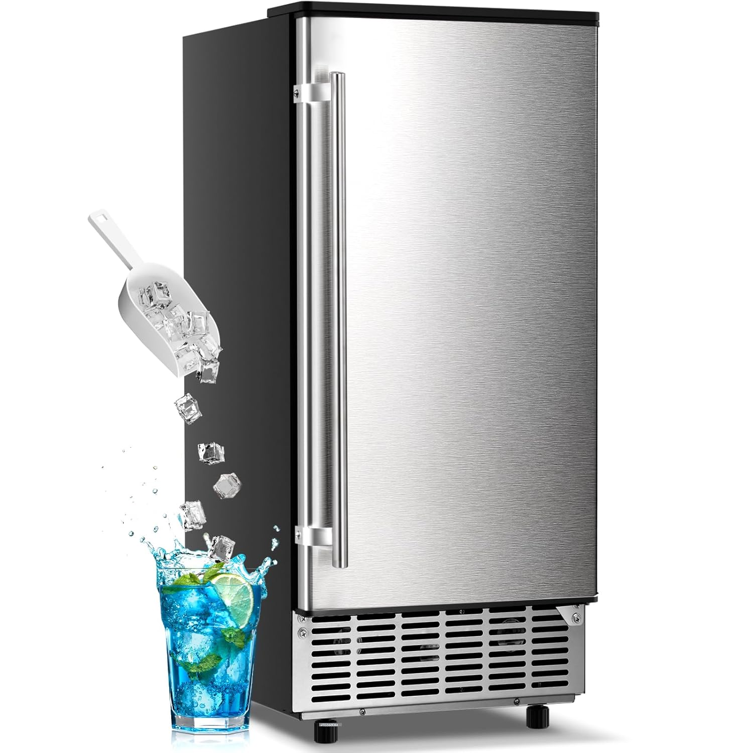 100LBS/200LBS/265LBS Freestanding Commercial Ice Maker Z5845A - Image 35
