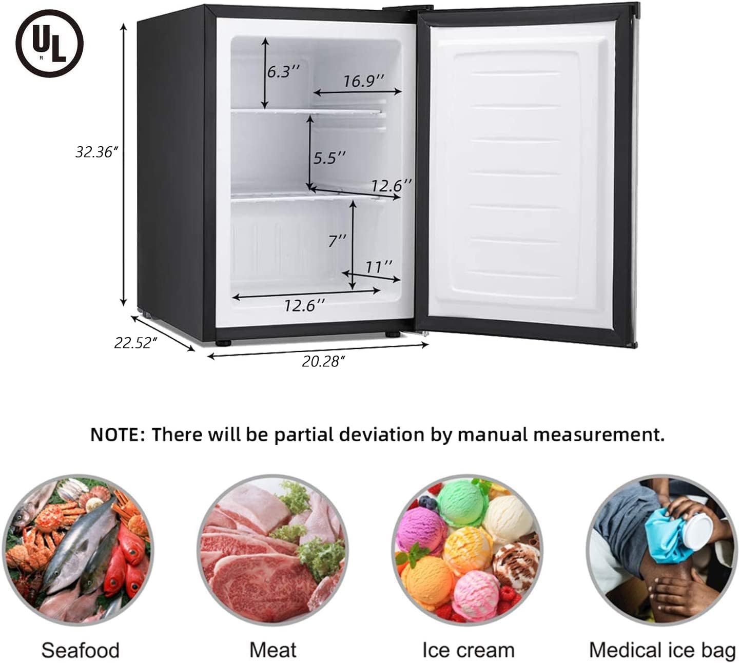 2.63.2 cu. ft Mini Fridge with Freezer - Image 41