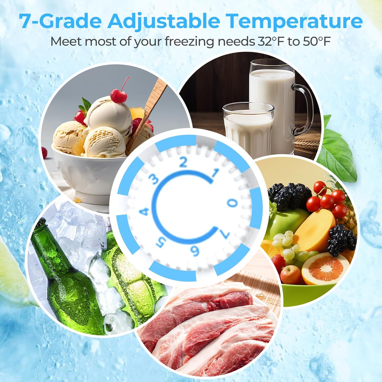 2.63.2 cu. ft Mini Fridge with Freezer - Image 45