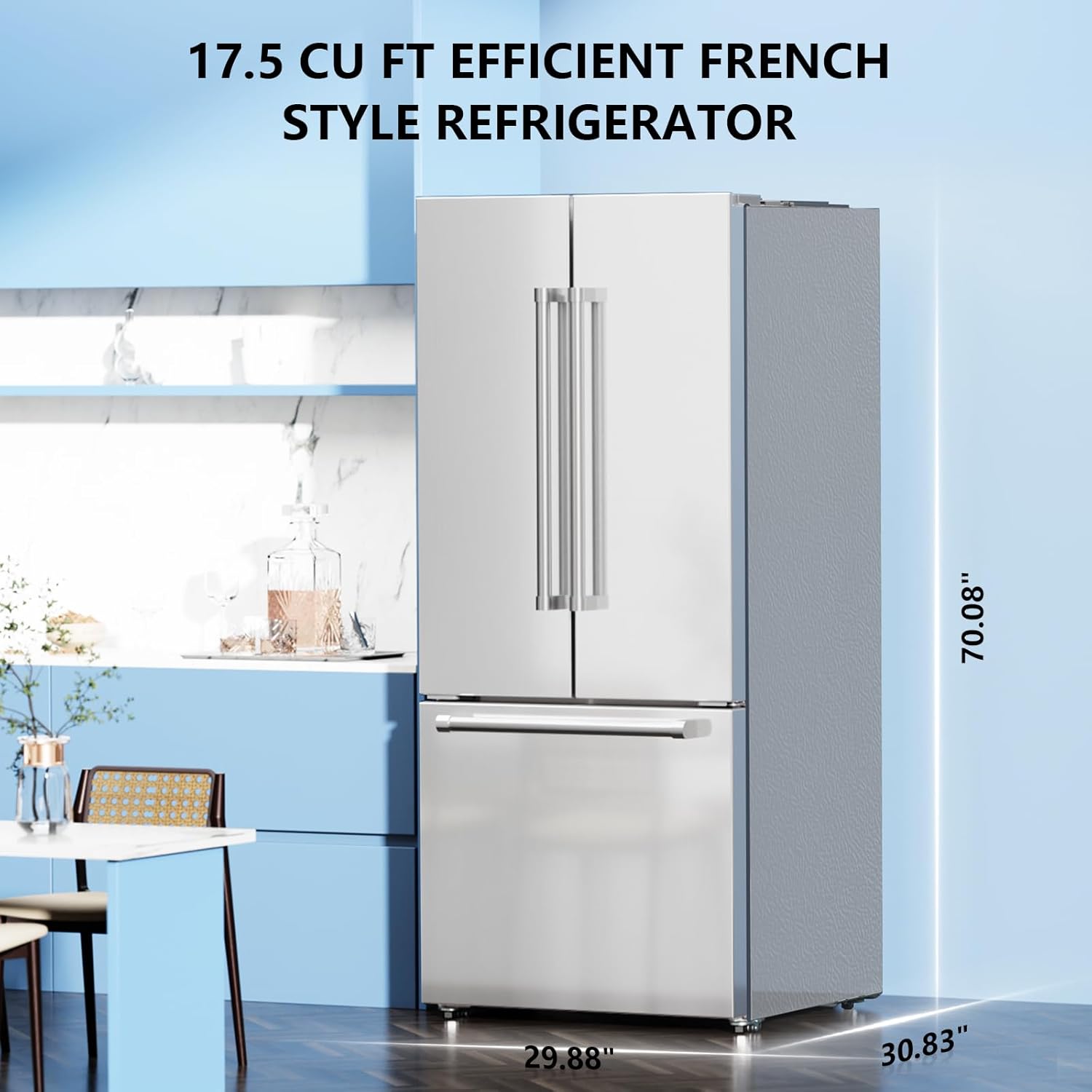 17.5 Cu Ft French Door Refrigerator 45013RLR0 - Image 6