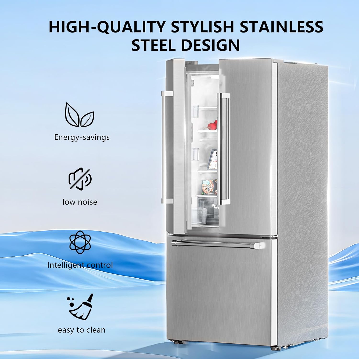 17.5 Cu Ft French Door Refrigerator 45013RLR0 - Image 5