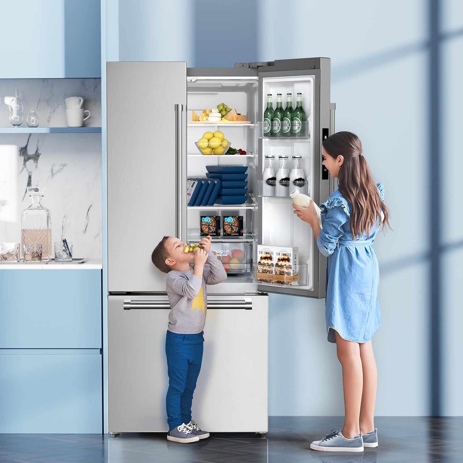 17.5 Cu Ft French Door Refrigerator 45013RLR0 - Image 7