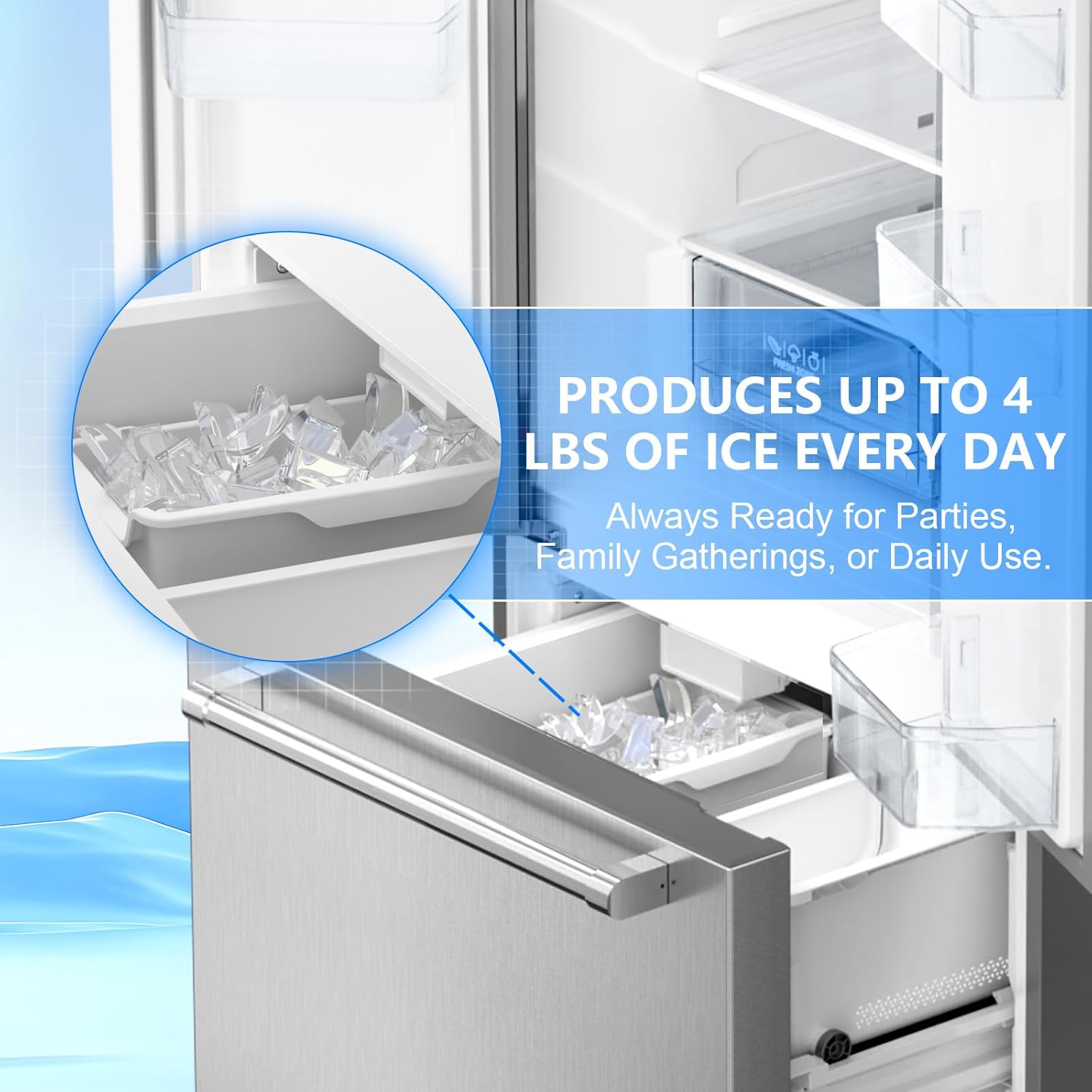 17.5 Cu Ft French Door Refrigerator 45013RLR0 - Image 3