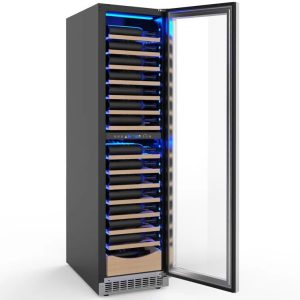 17.72 111 Bottles Dual Zone Built-in/Freestanding Wine Refrigerator