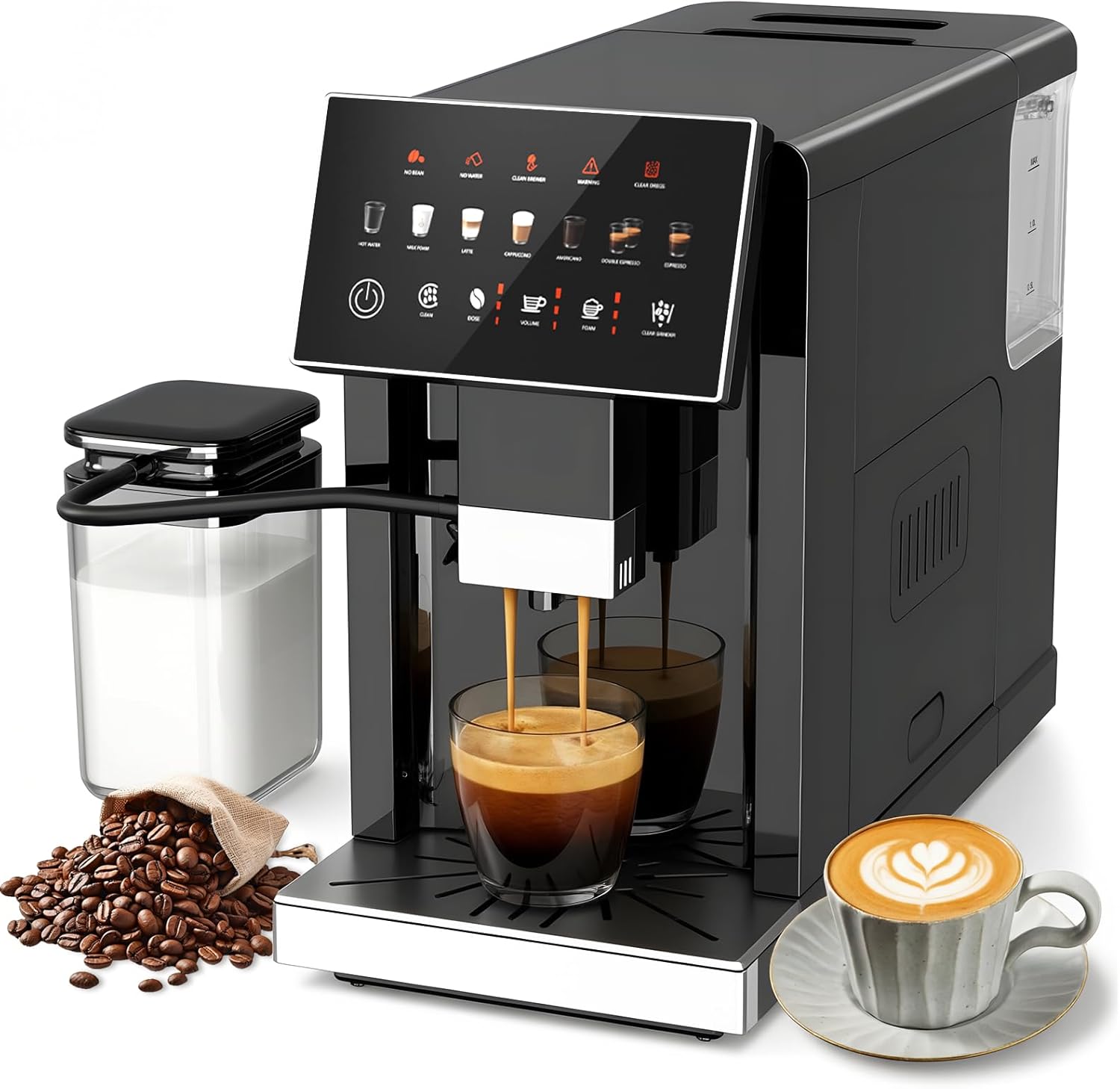 20 Bar Automatic Espresso Machine with Grinder 80002KCM1 - Image 10