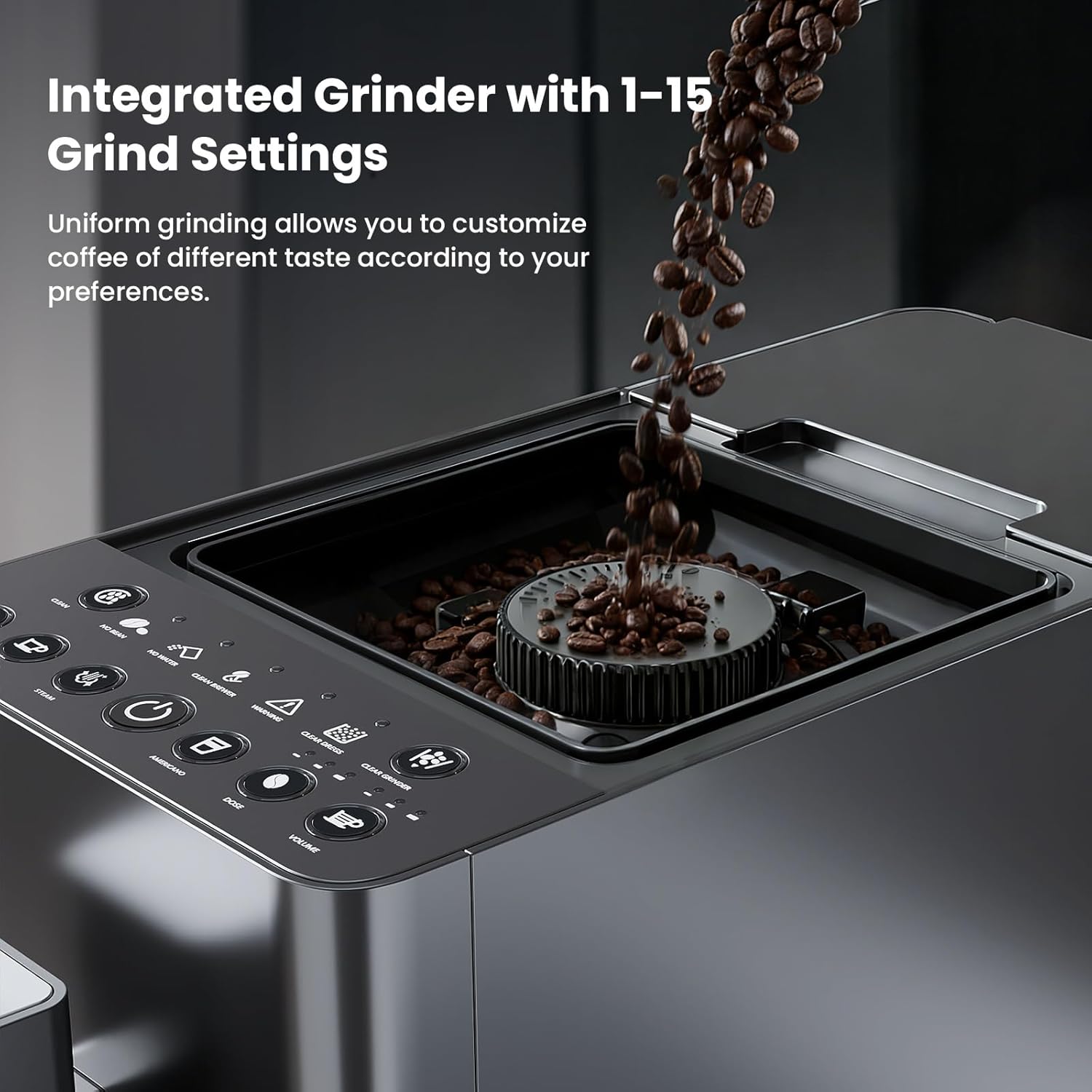 20 Bar Automatic Espresso Machine with Grinder 80002KCM1 - Image 3