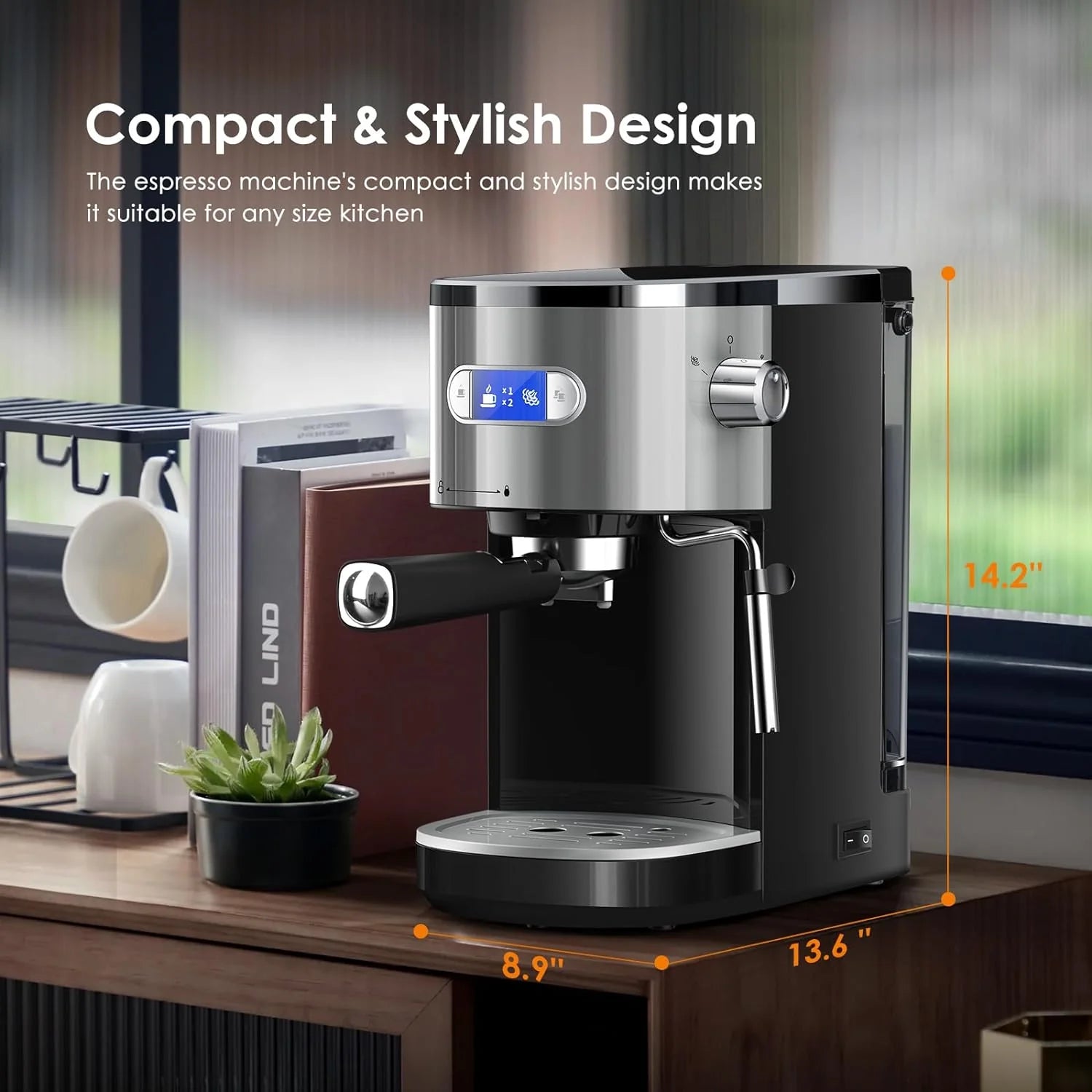 20 Bar Espresso Machines with Grinde CM8031 - Image 23