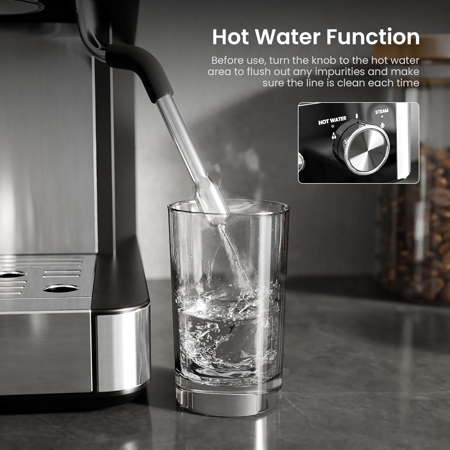 20 Bar Espresso Machines with Grinde CM8031 - Image 8
