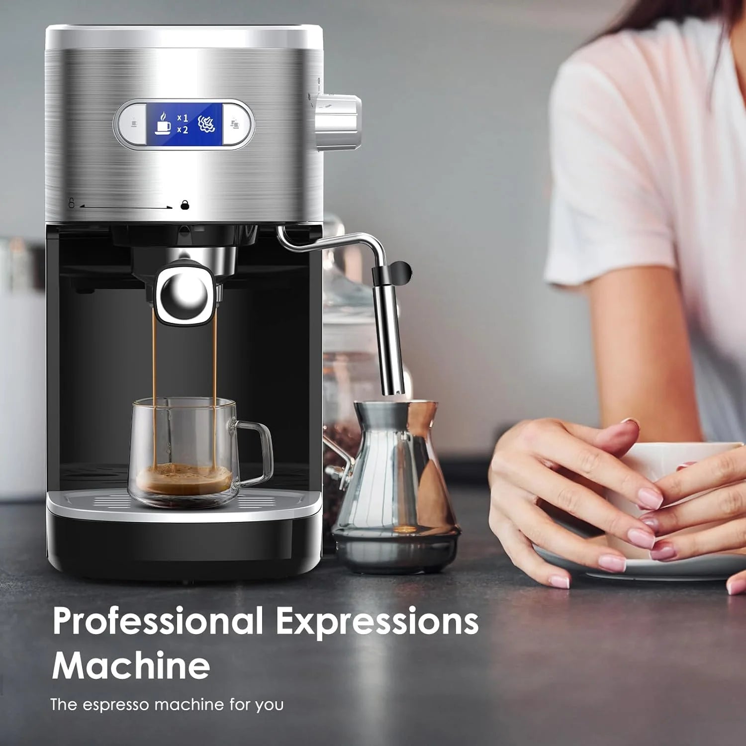 20 Bar Espresso Machines with Grinde CM8031 - Image 24