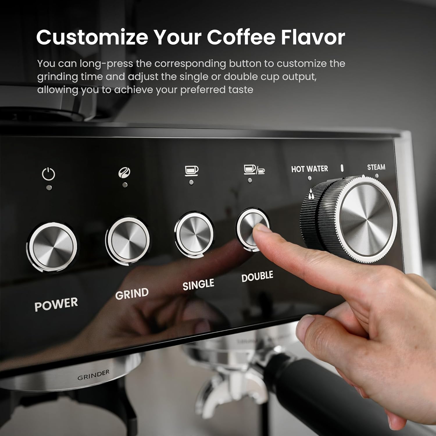 20 Bar Espresso Machines with Grinde CM8031 - Image 3