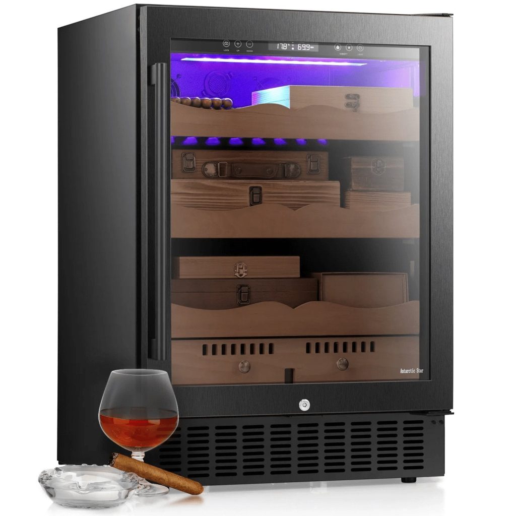 24 Inch Cigar Humidor Electric Humidor Black X51256H