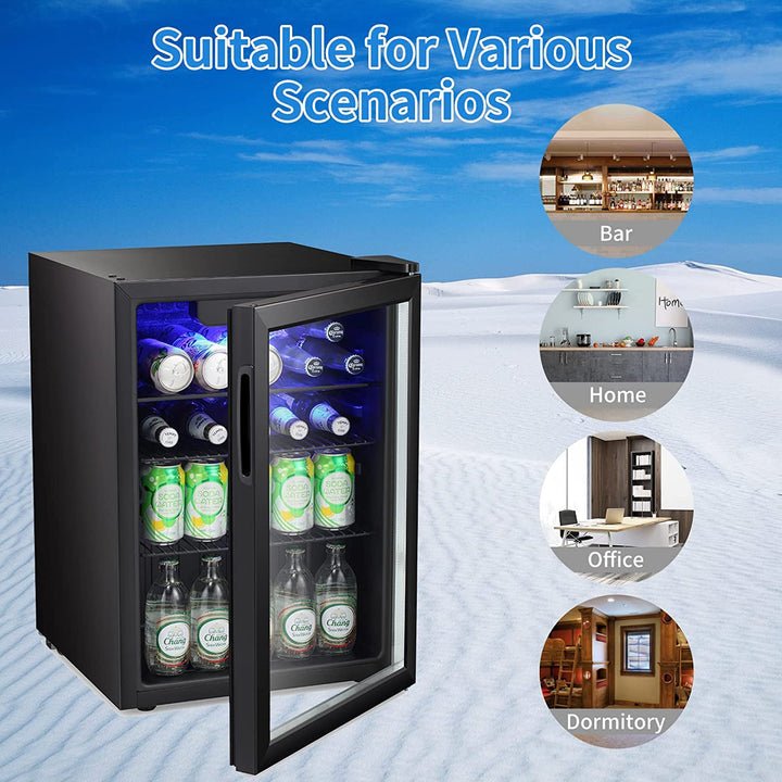 2.6 Cu.ft Wine Cooler/Cabinet Beverage Refrigerator W5870BH - Image 6