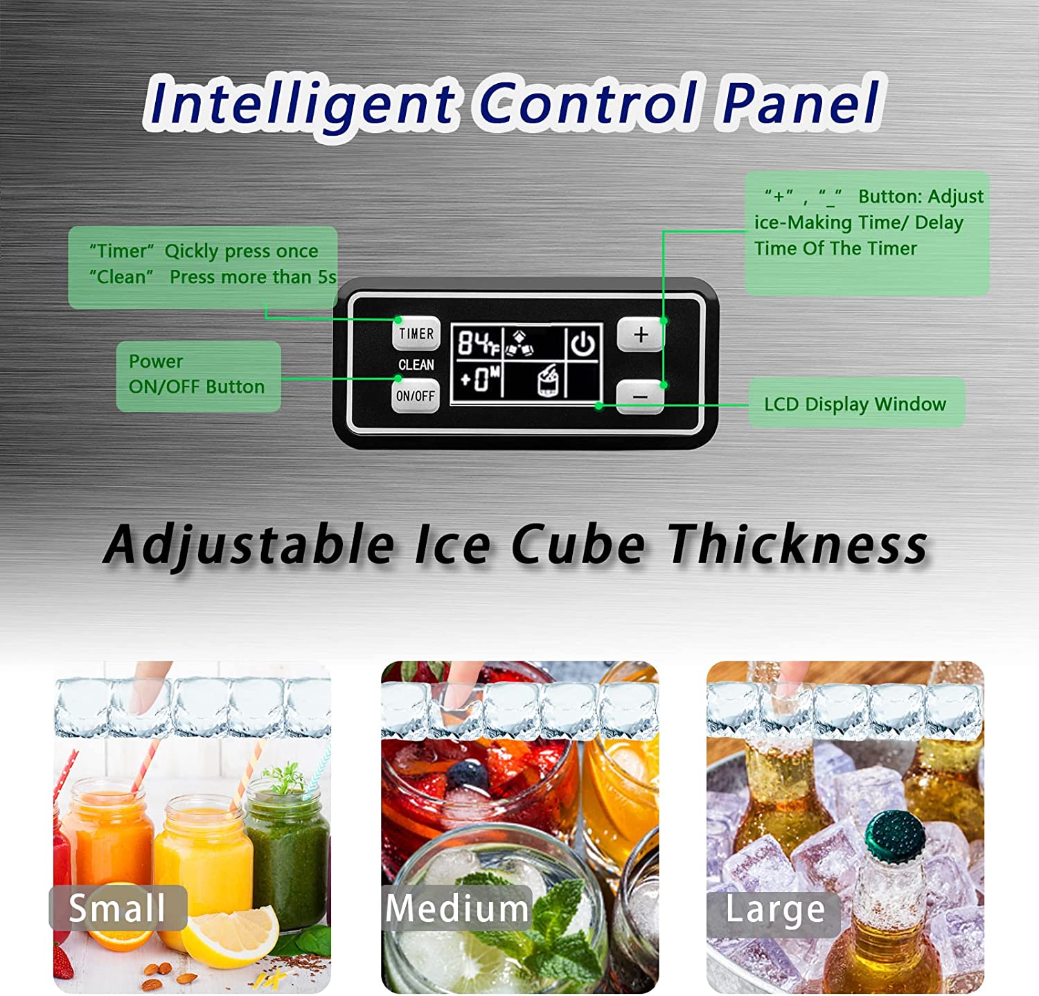 265LBS Freestanding Commercial Ice Maker - Image 11