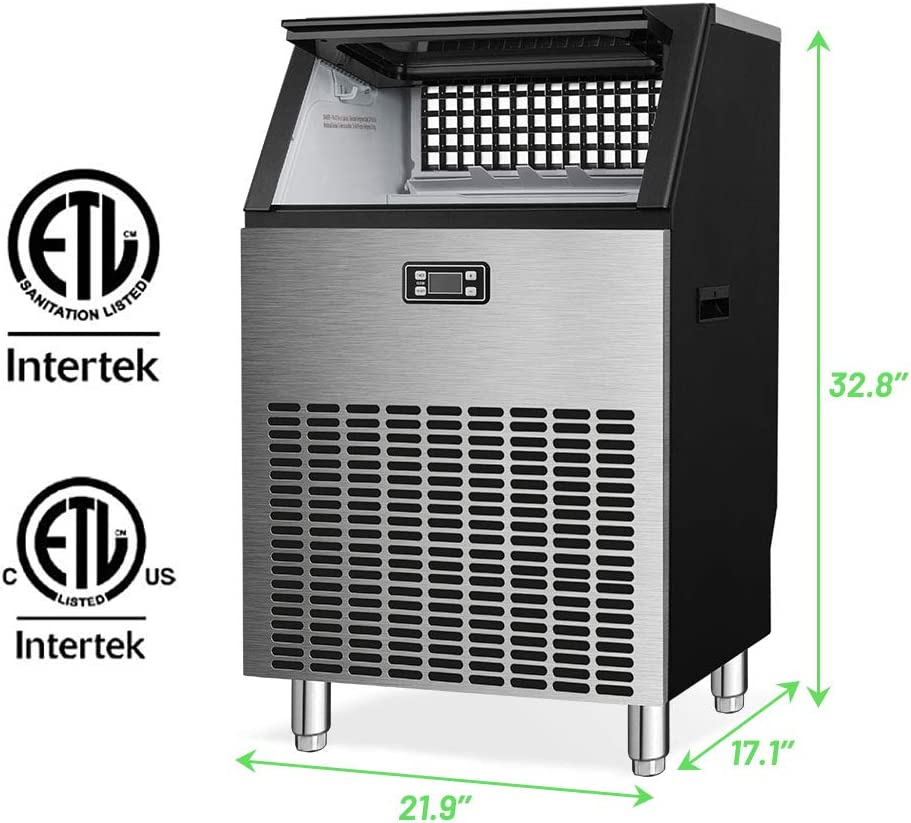 265LBS Freestanding Commercial Ice Maker - Image 12