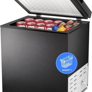 3.5 Cubic Feet Chest Freezer with 2 Removable Baskets D5897H