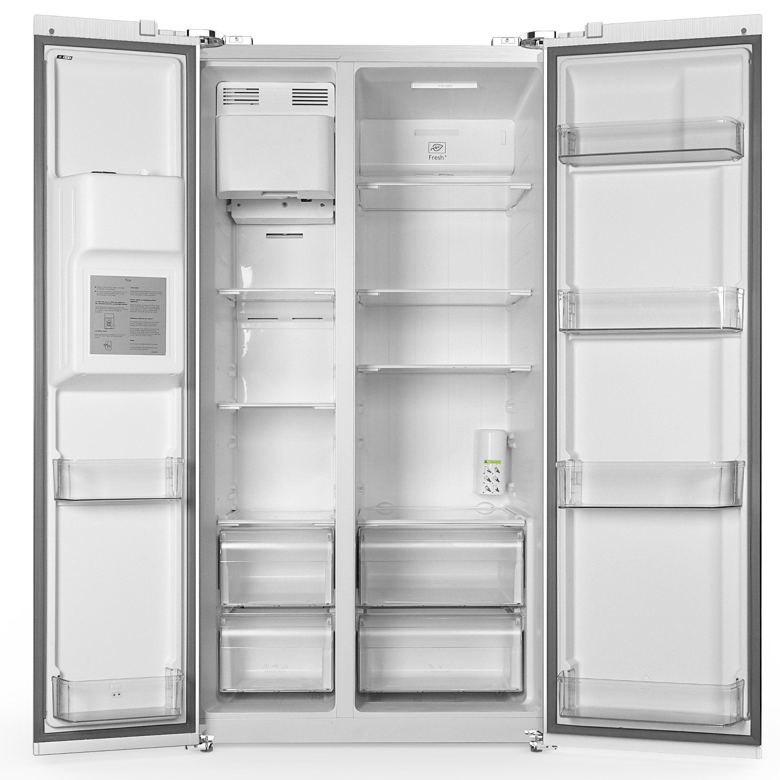 36 Side By Side 20.01 Cu. ft. Built-in Refrigerator with Freezer & Ice Maker Included - Image 8