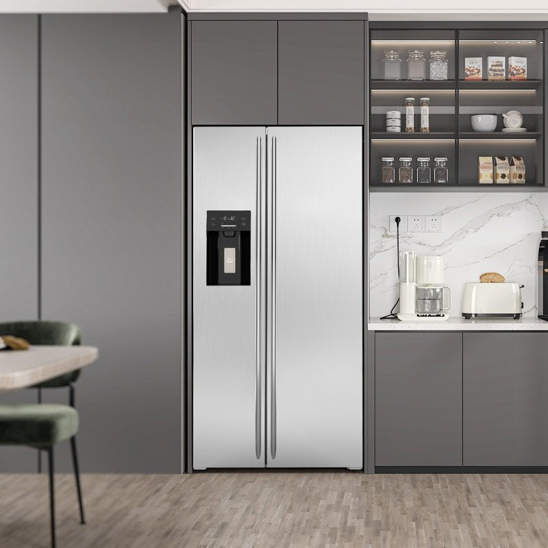 36 Side By Side 20.01 Cu. ft. Built-in Refrigerator with Freezer & Ice Maker Included - Image 18