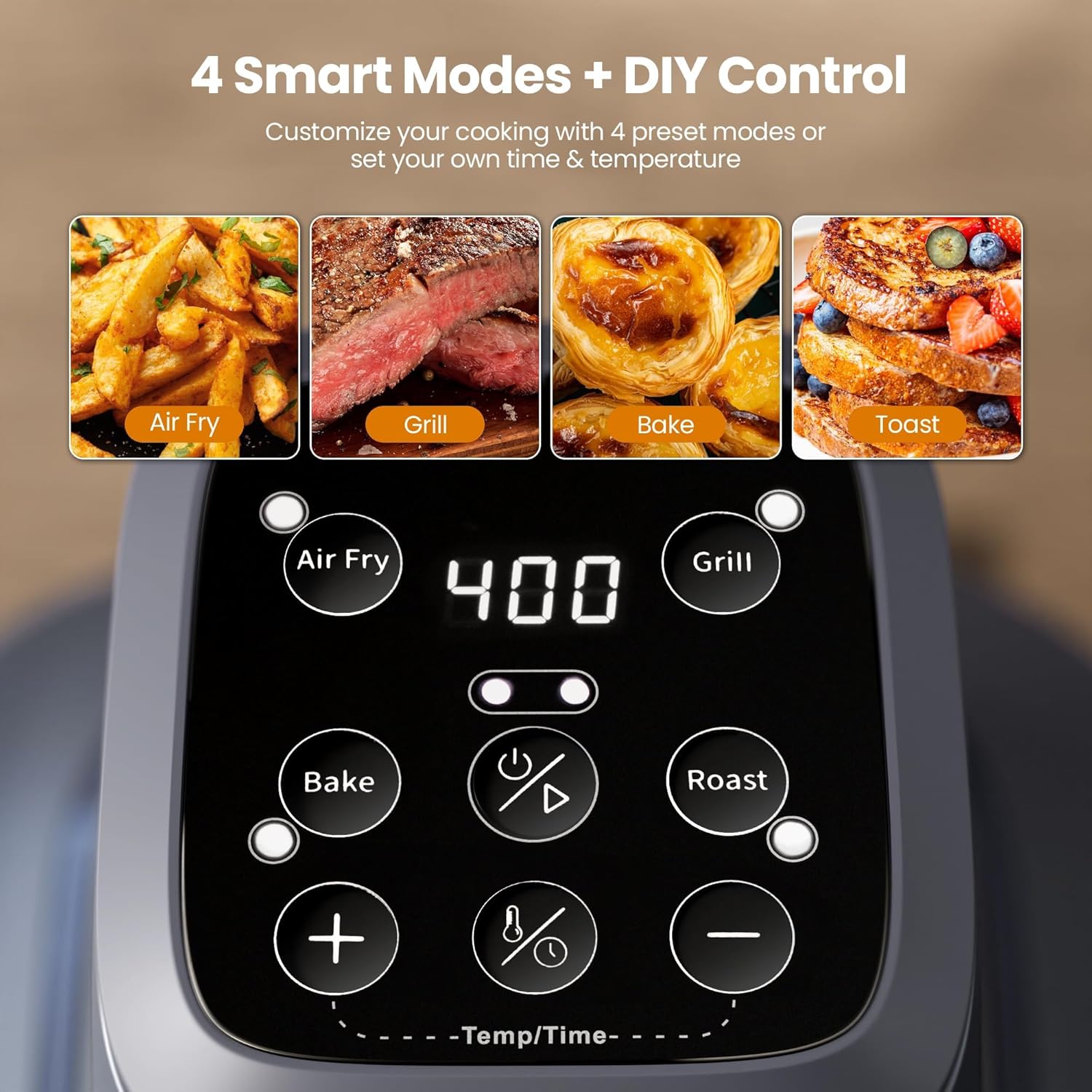 Kismile Glass Air Fryer Non Toxic 12501KAF0 - Image 2