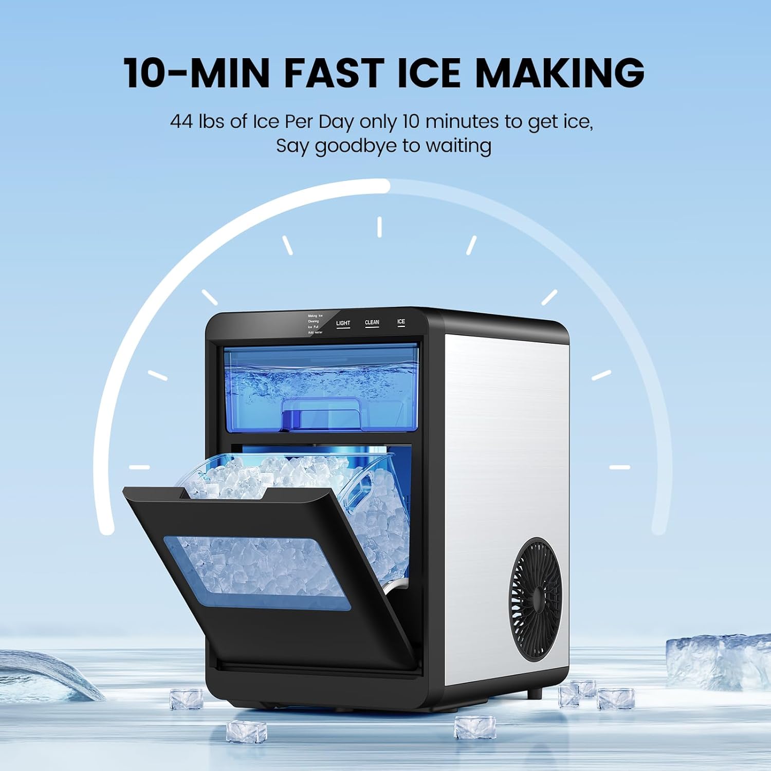 Kismile Nugget Ice Maker Countertop 58020RIM0 - Image 2