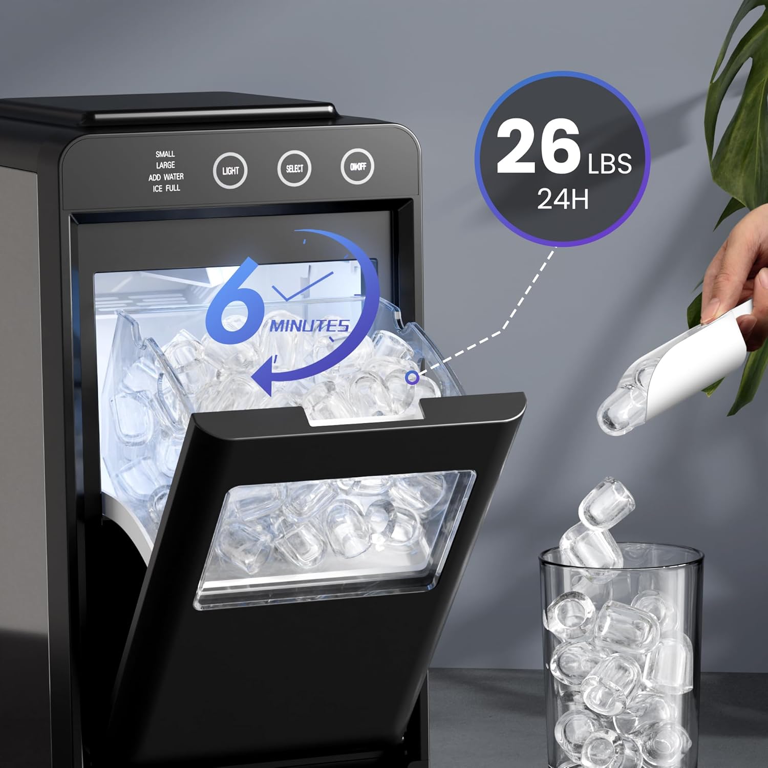Kismile Ice Makers Countertop 58212RIM0 - Image 2