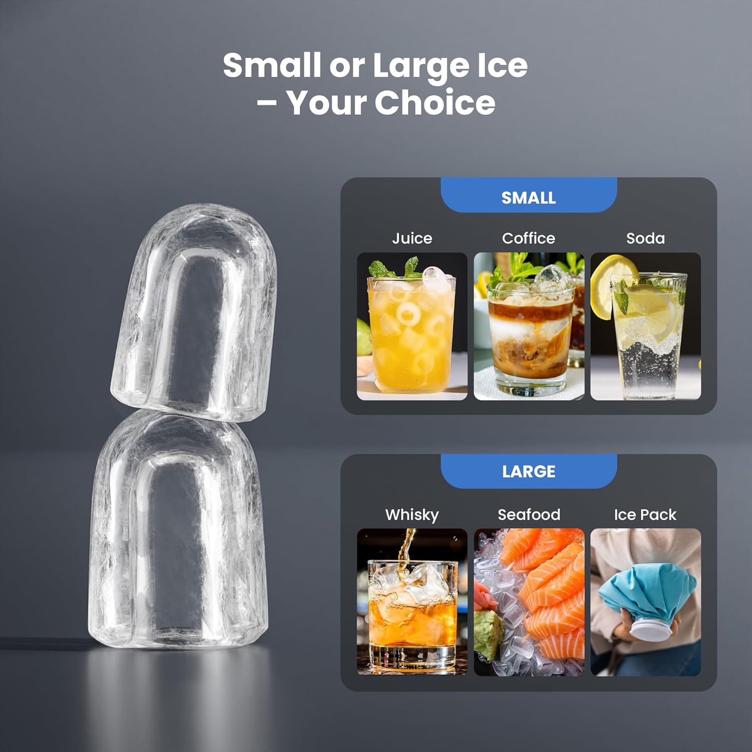 Kismile Ice Makers Countertop 58212RIM0 - Image 3