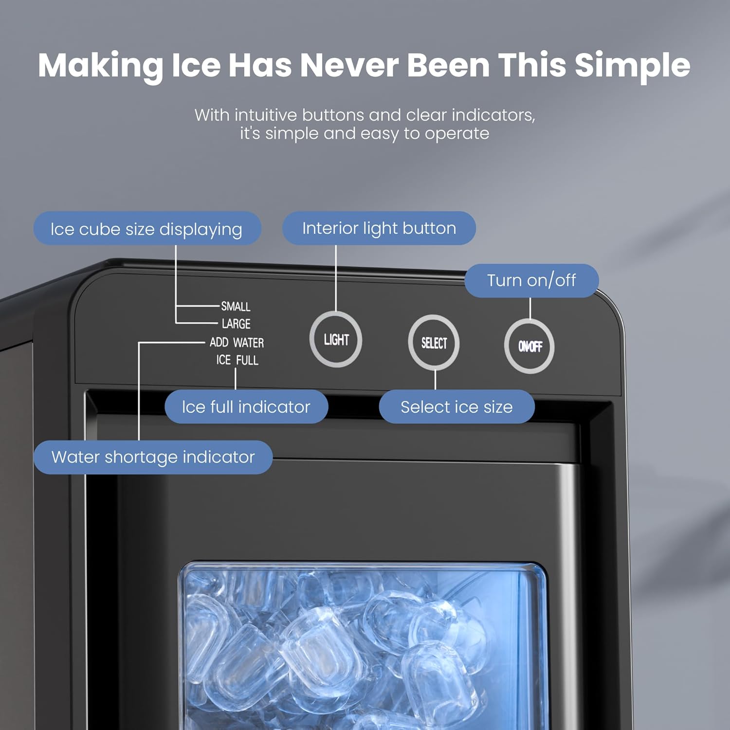Kismile Ice Makers Countertop 58212RIM0 - Image 6
