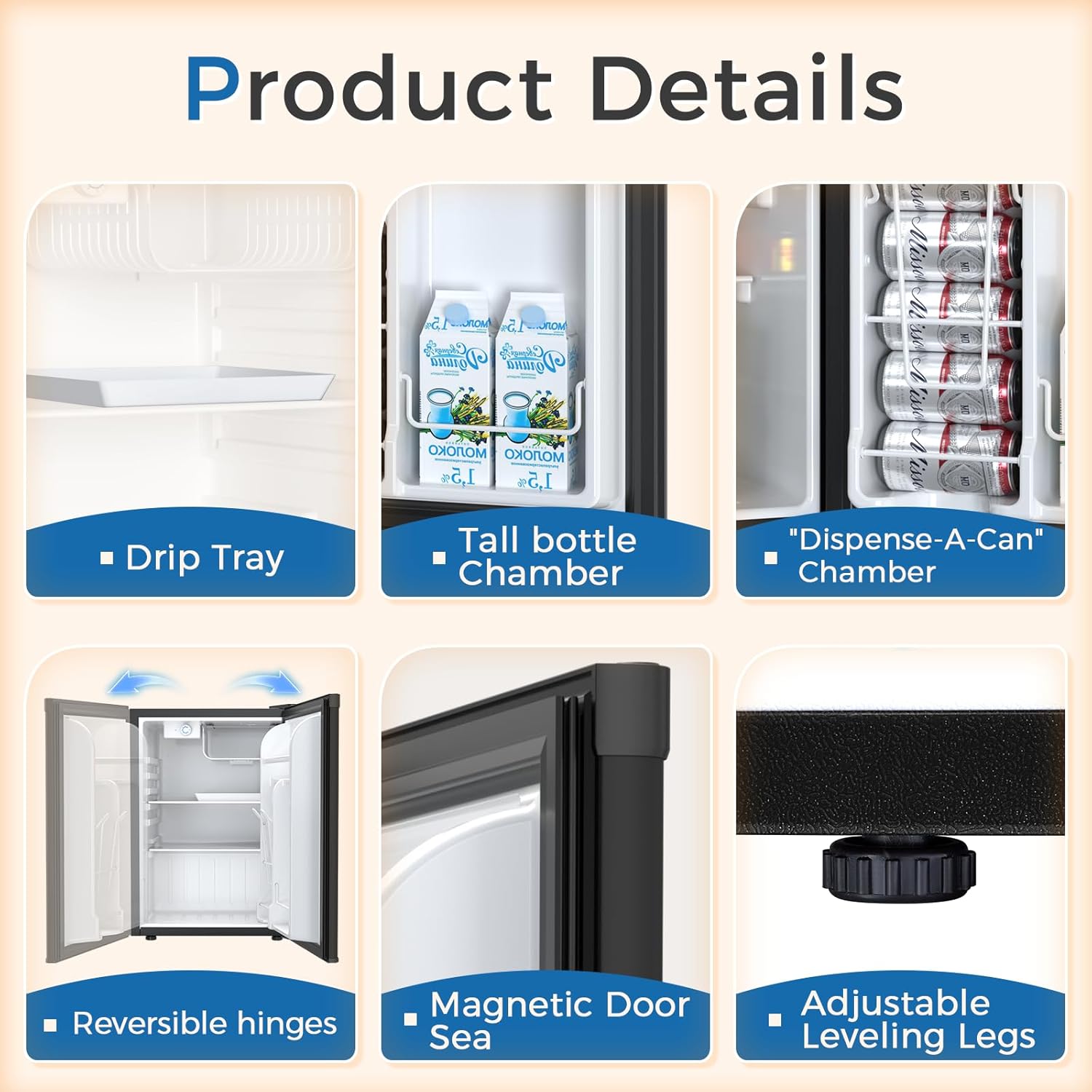 2.63.2 cu. ft Mini Fridge with Freezer - Image 25