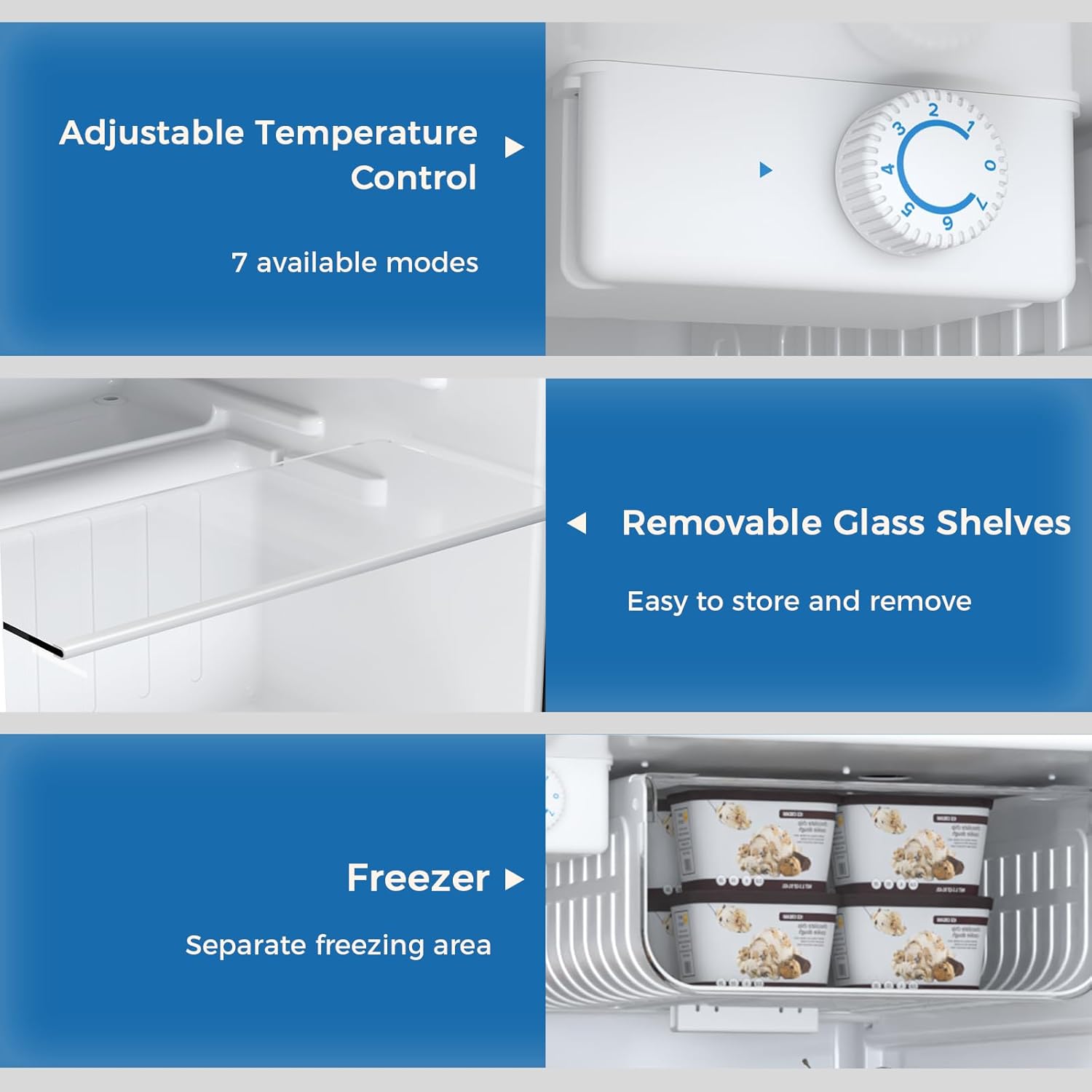 2.63.2 cu. ft Mini Fridge with Freezer - Image 33