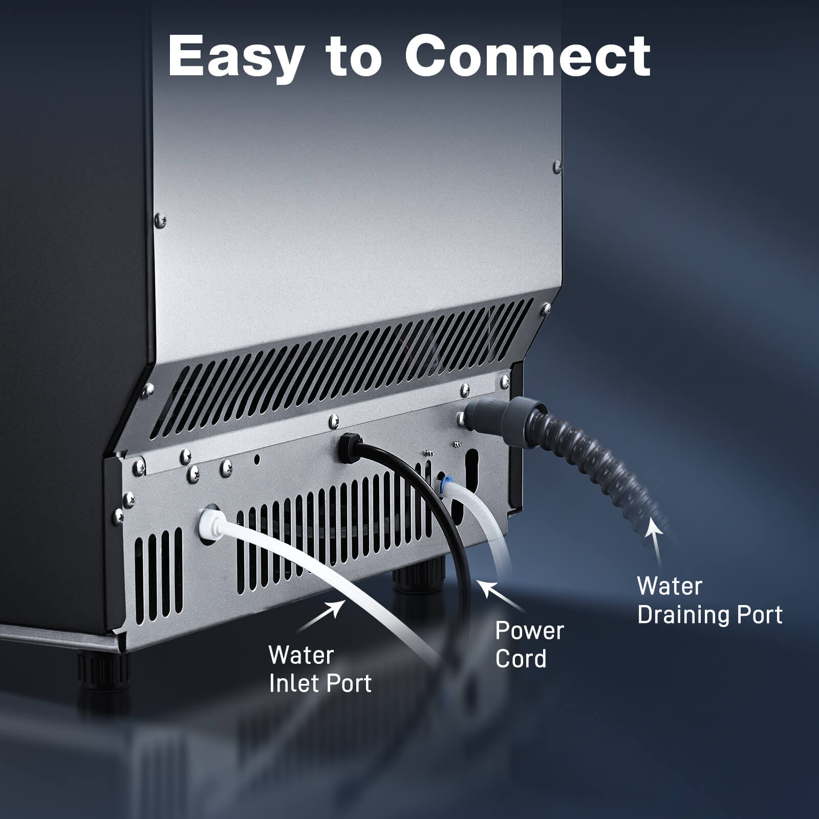 100LBS/200LBS/265LBS Freestanding Commercial Ice Maker Z5845A - Image 6