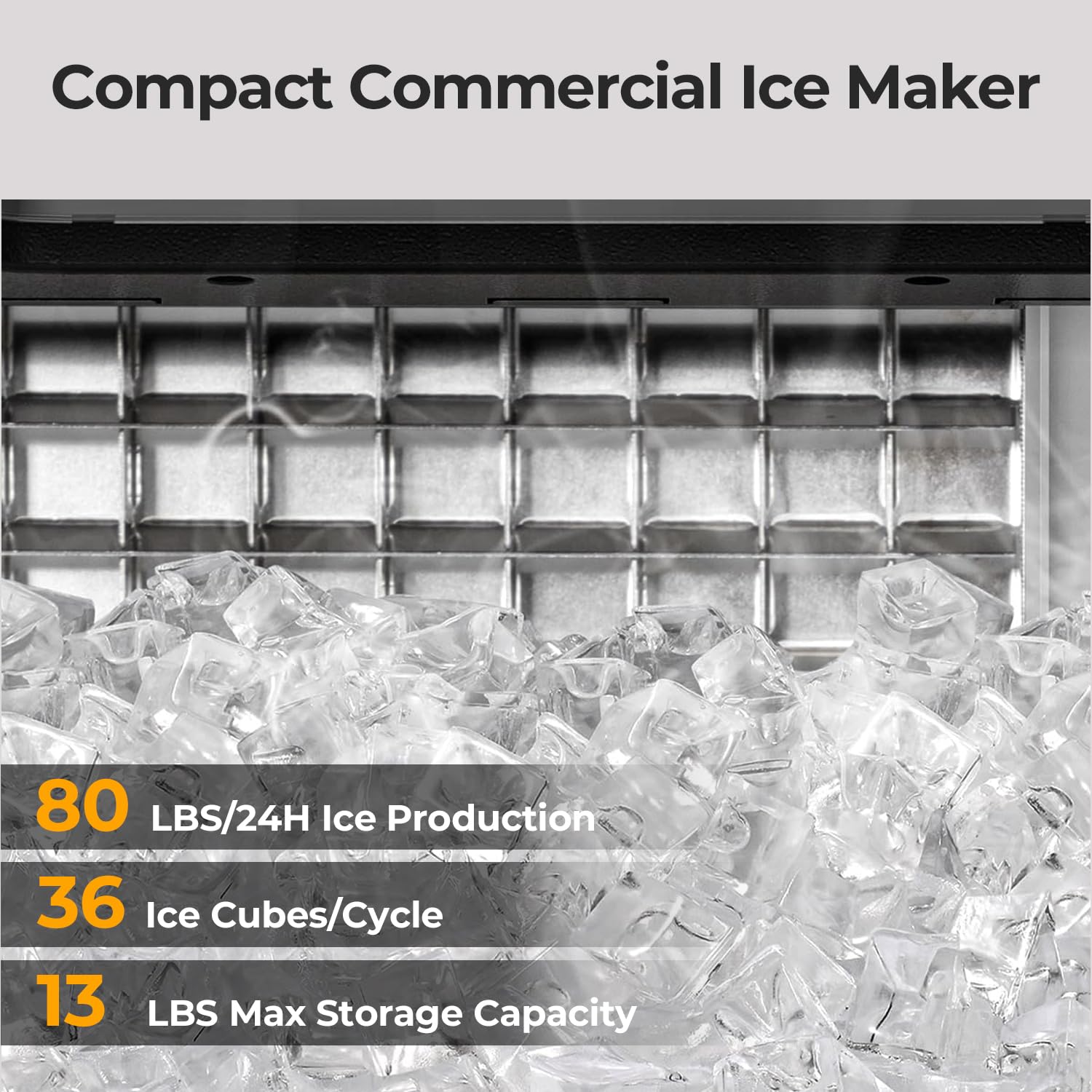 Commercial Ice Maker 80 lbs66 lbs - Image 2