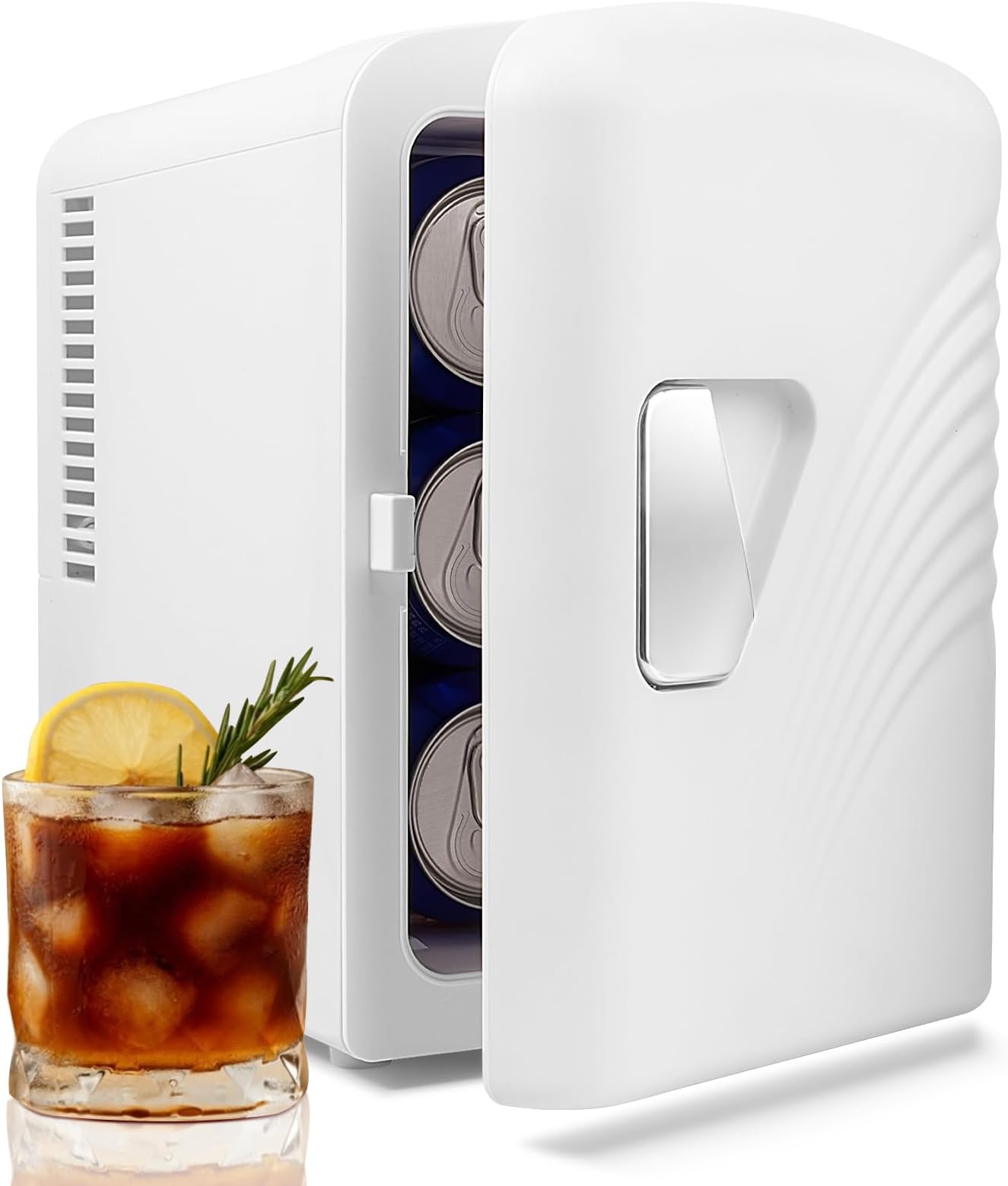Compact Refrigerator. Portable Mini Fridge. Skin Care 4L Capacity/6 Cans F3404 - Image 8
