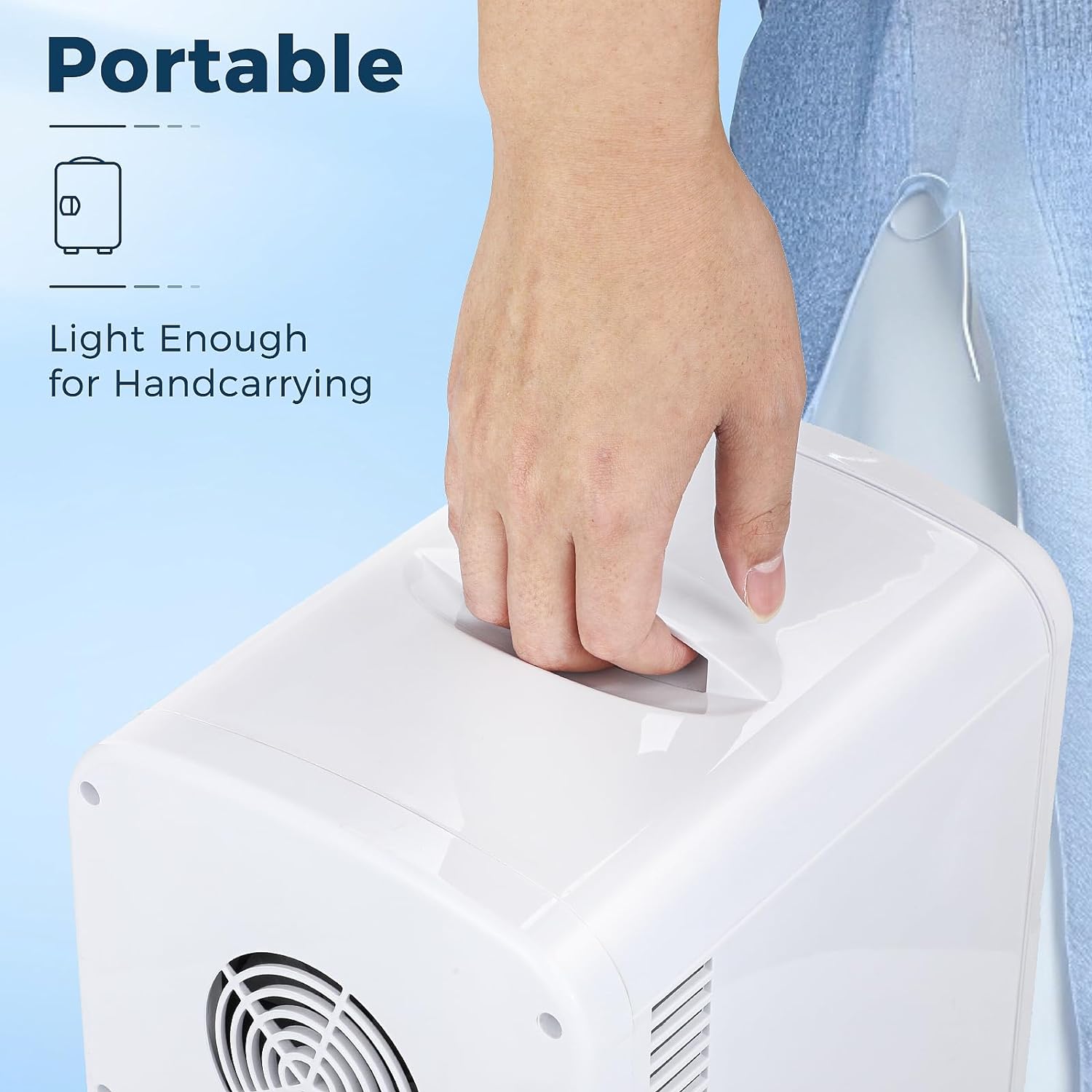 Compact Refrigerator. Portable Mini Fridge. Skin Care 4L Capacity/6 Cans F3404 - Image 14