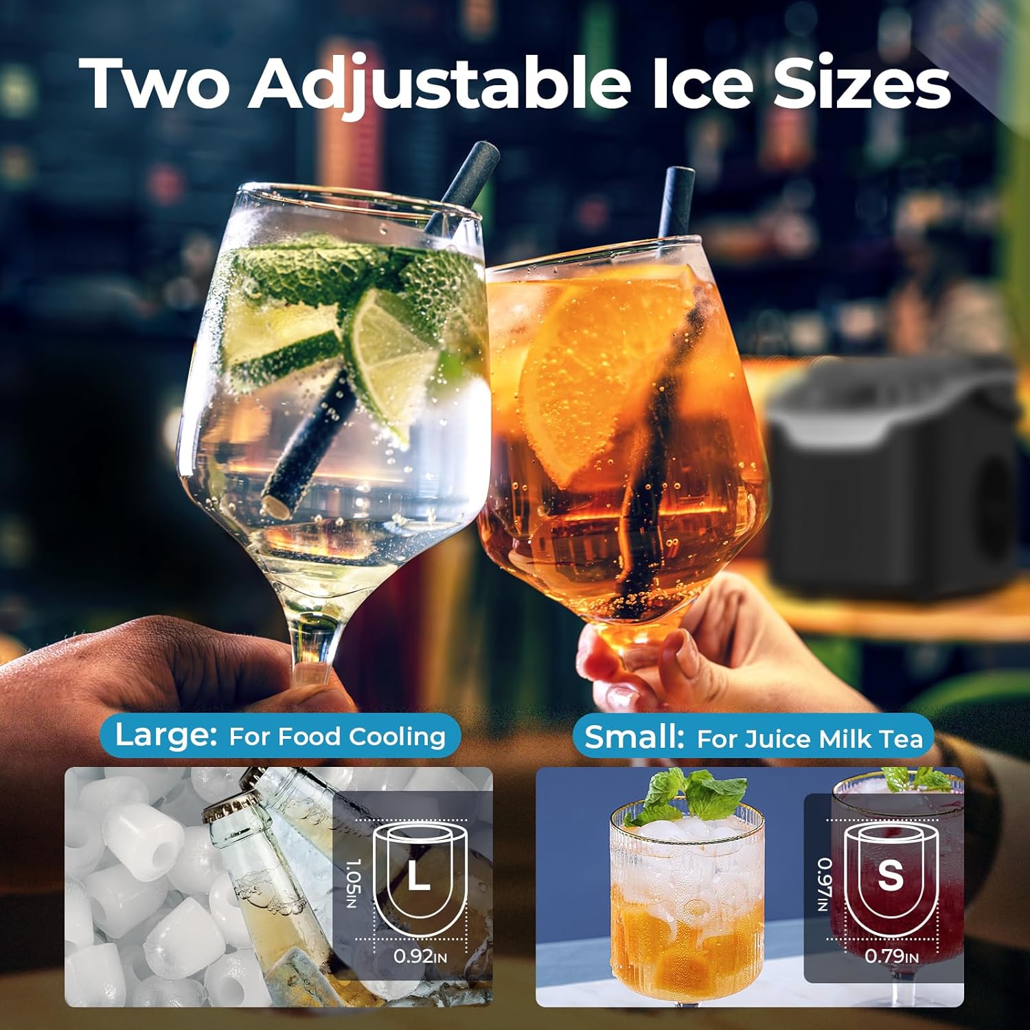 Countertop Ice Maker. 26 lbs/Day ice Production 58012RIM0 - Image 27
