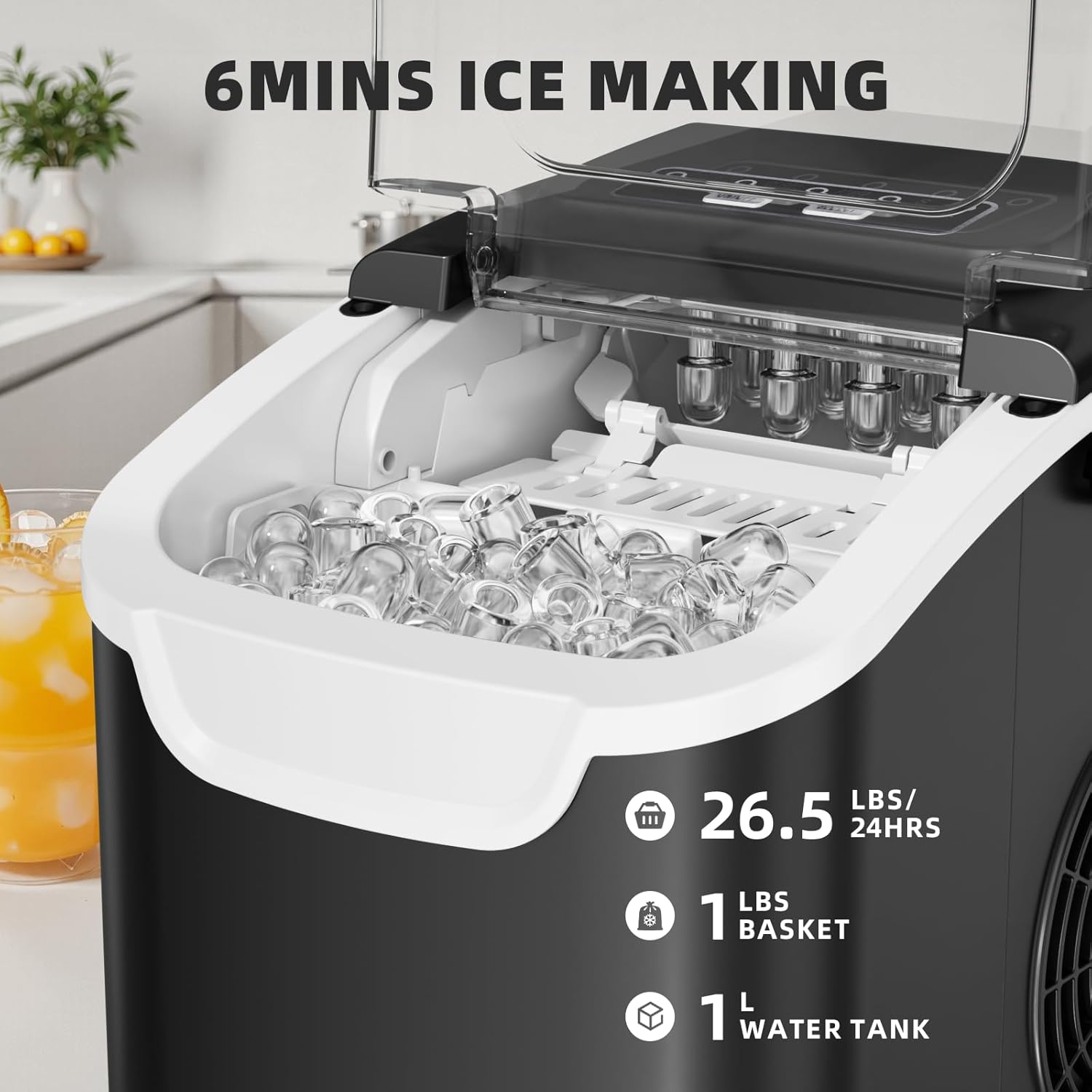 Countertop Ice Maker with Handle 58012RIM1 - Image 2