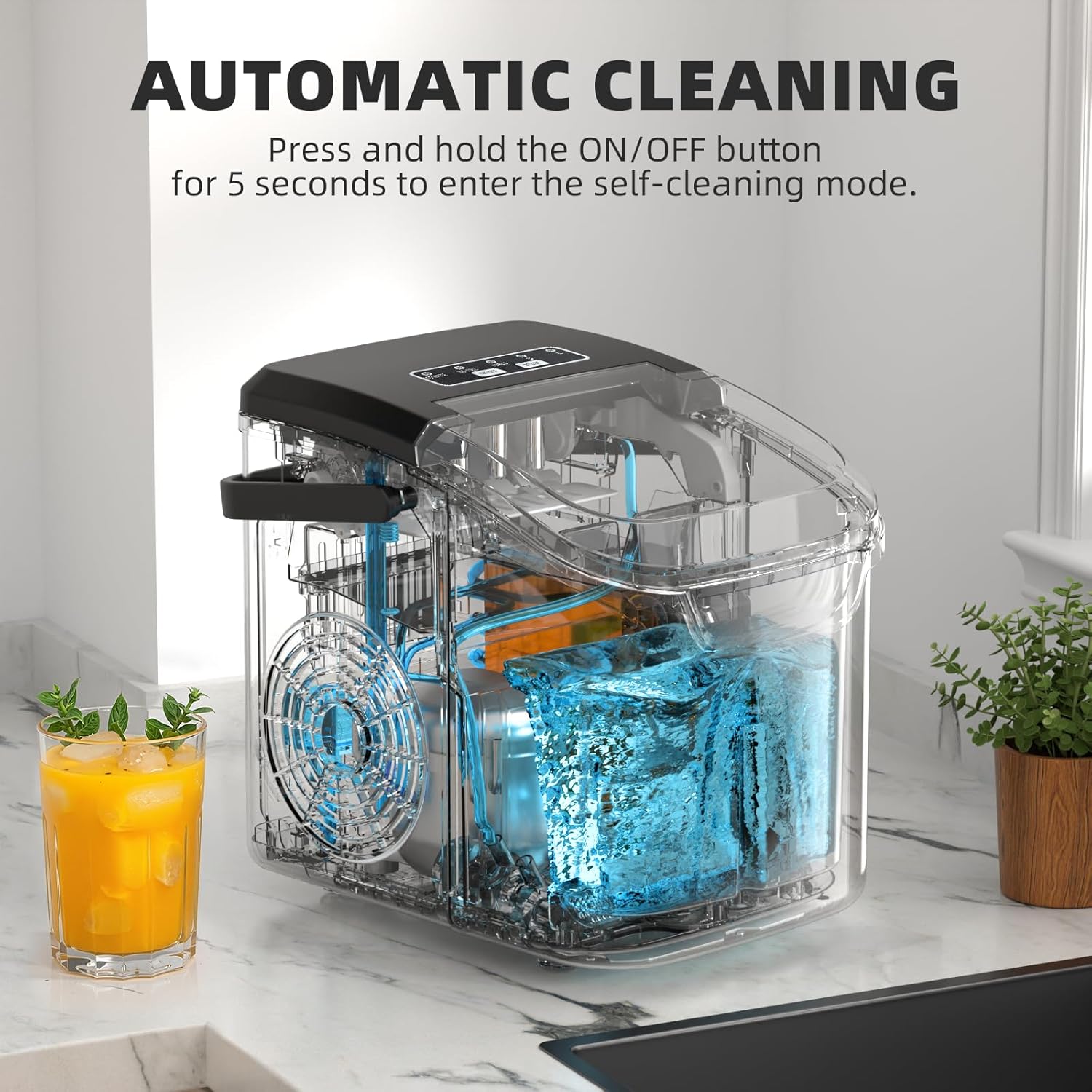 Countertop Ice Maker with Handle 58012RIM1 - Image 5