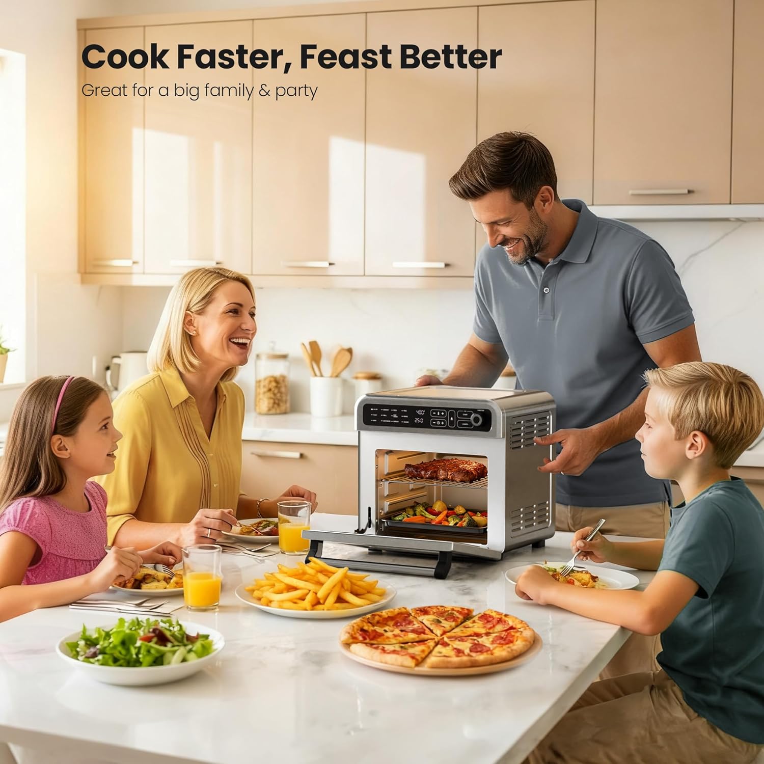 Kismile 19QT Air Fryer Toaster Oven Combo 93184KAF1 - Image 20