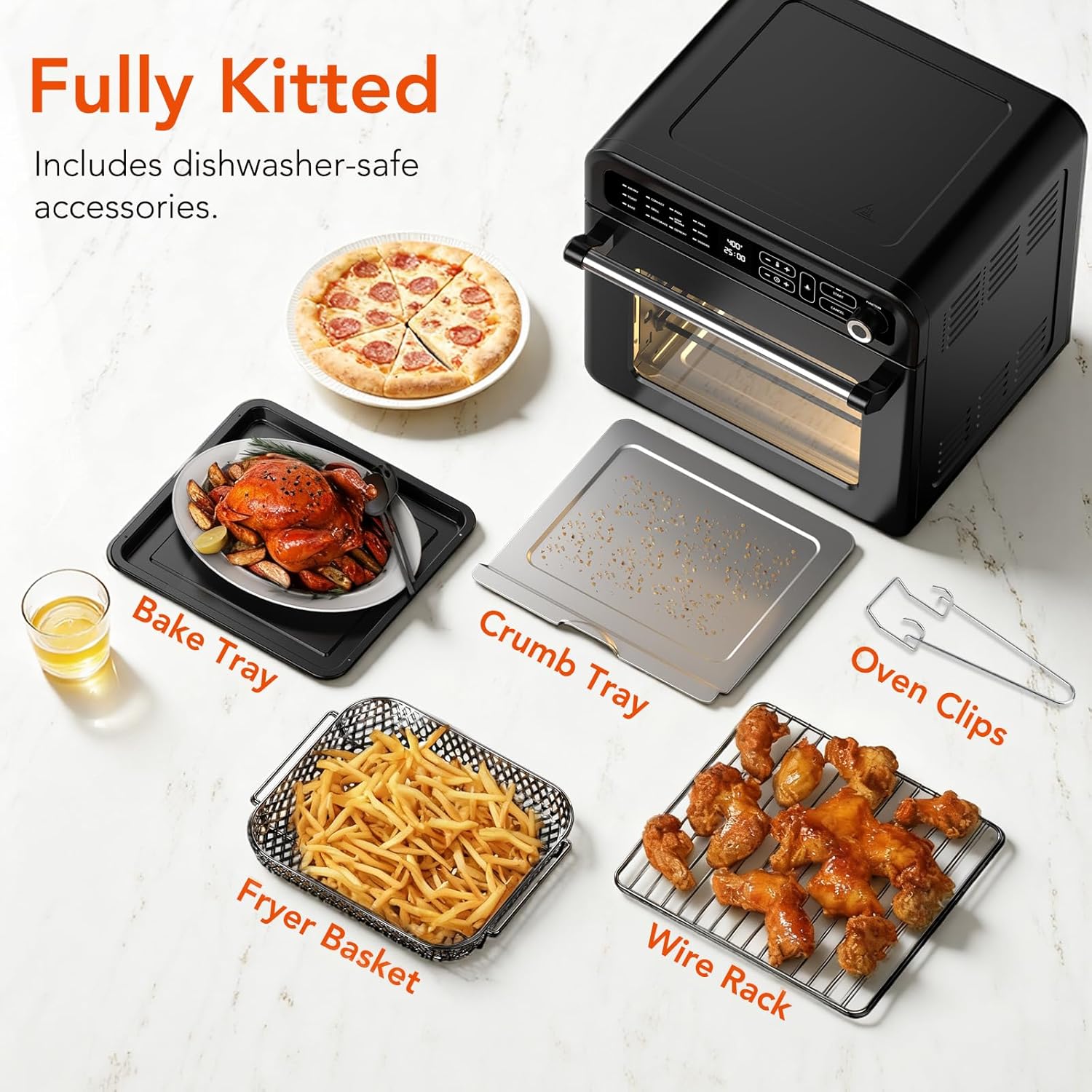 Kismile 19QT Air Fryer Toaster Oven Combo 93184KAF1 - Image 14