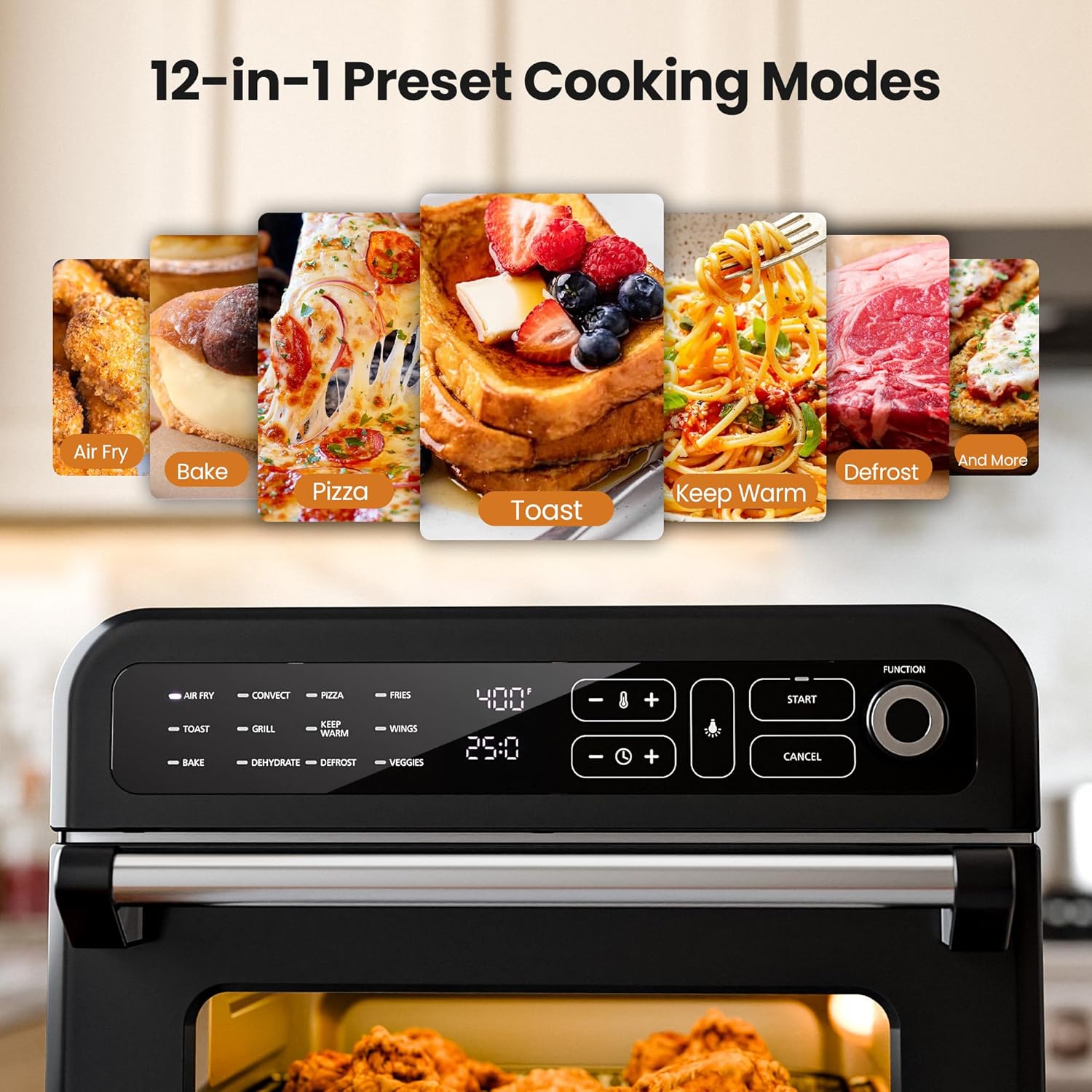 Kismile 19QT Air Fryer Toaster Oven Combo 93184KAF1 - Image 25