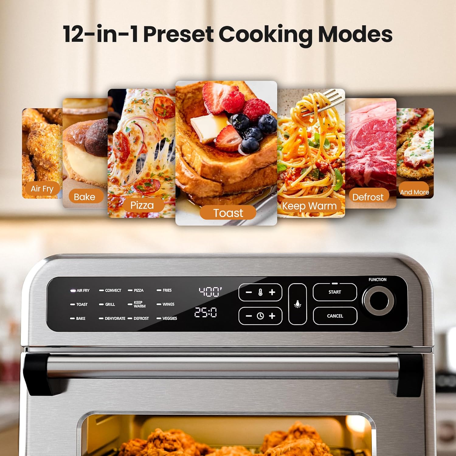 Kismile 19QT Air Fryer Toaster Oven Combo 93184KAF1 - Image 17
