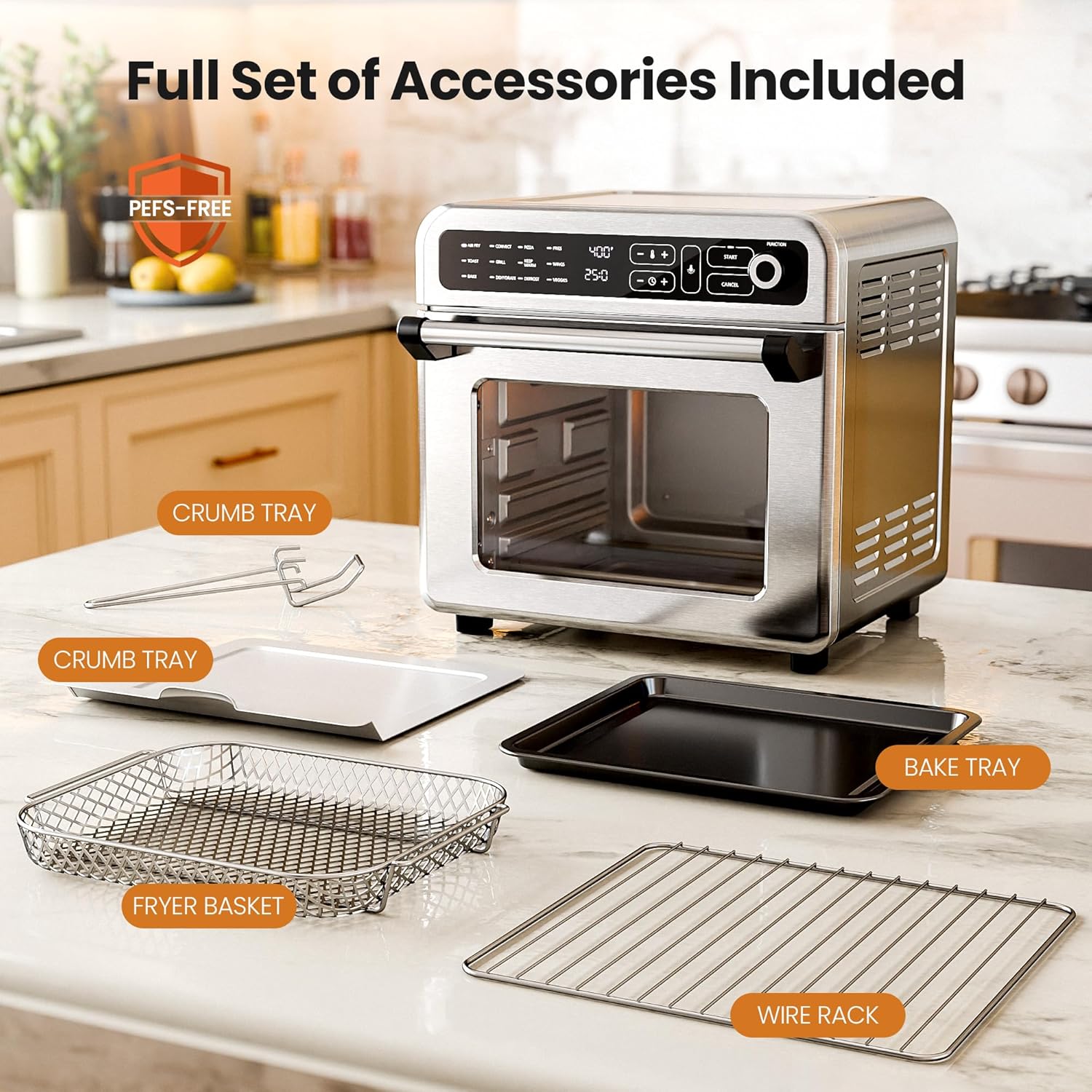 Kismile 19QT Air Fryer Toaster Oven Combo 93184KAF1 - Image 19