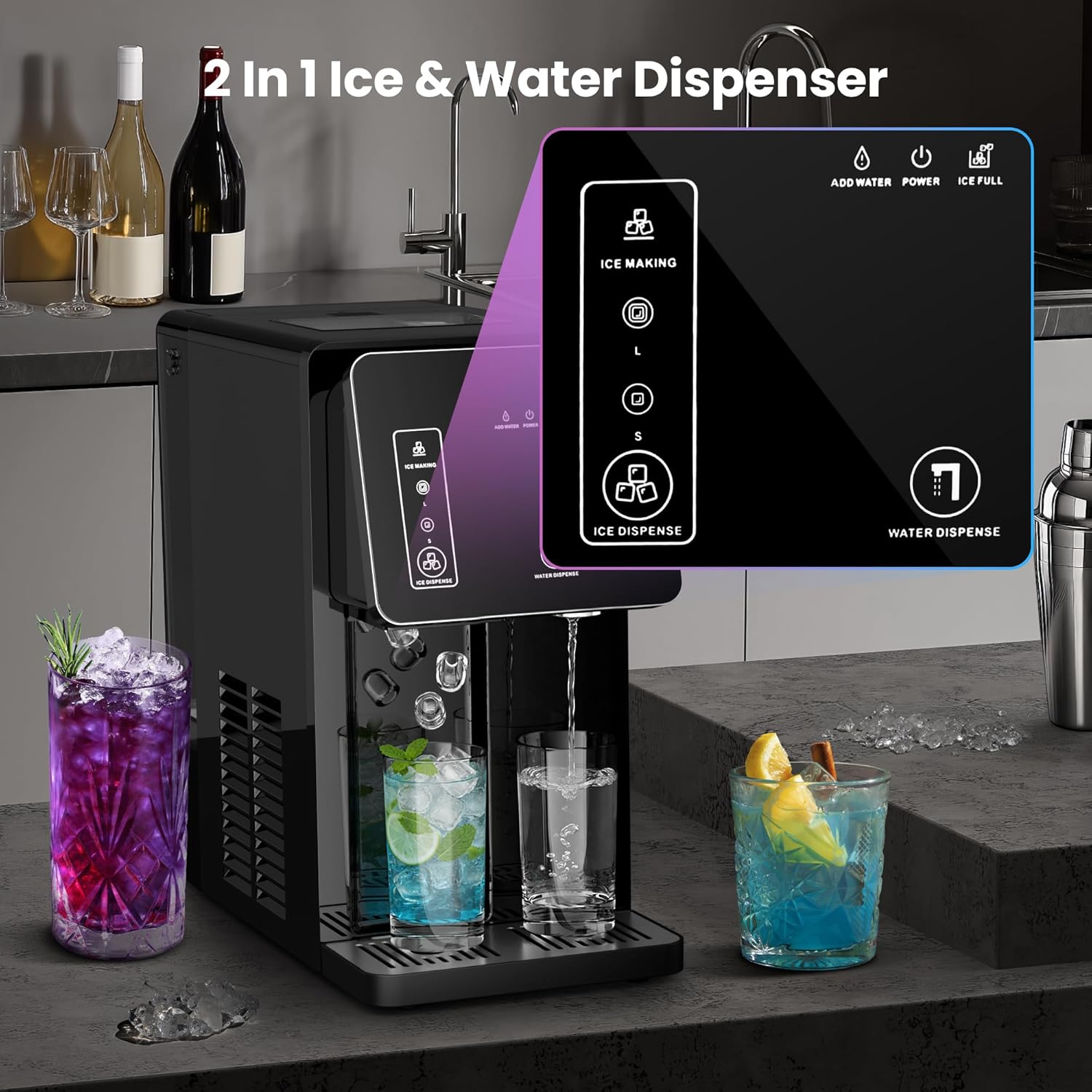 Kismile Countertop Nugget Ice Maker 58015RIM0 - Image 19