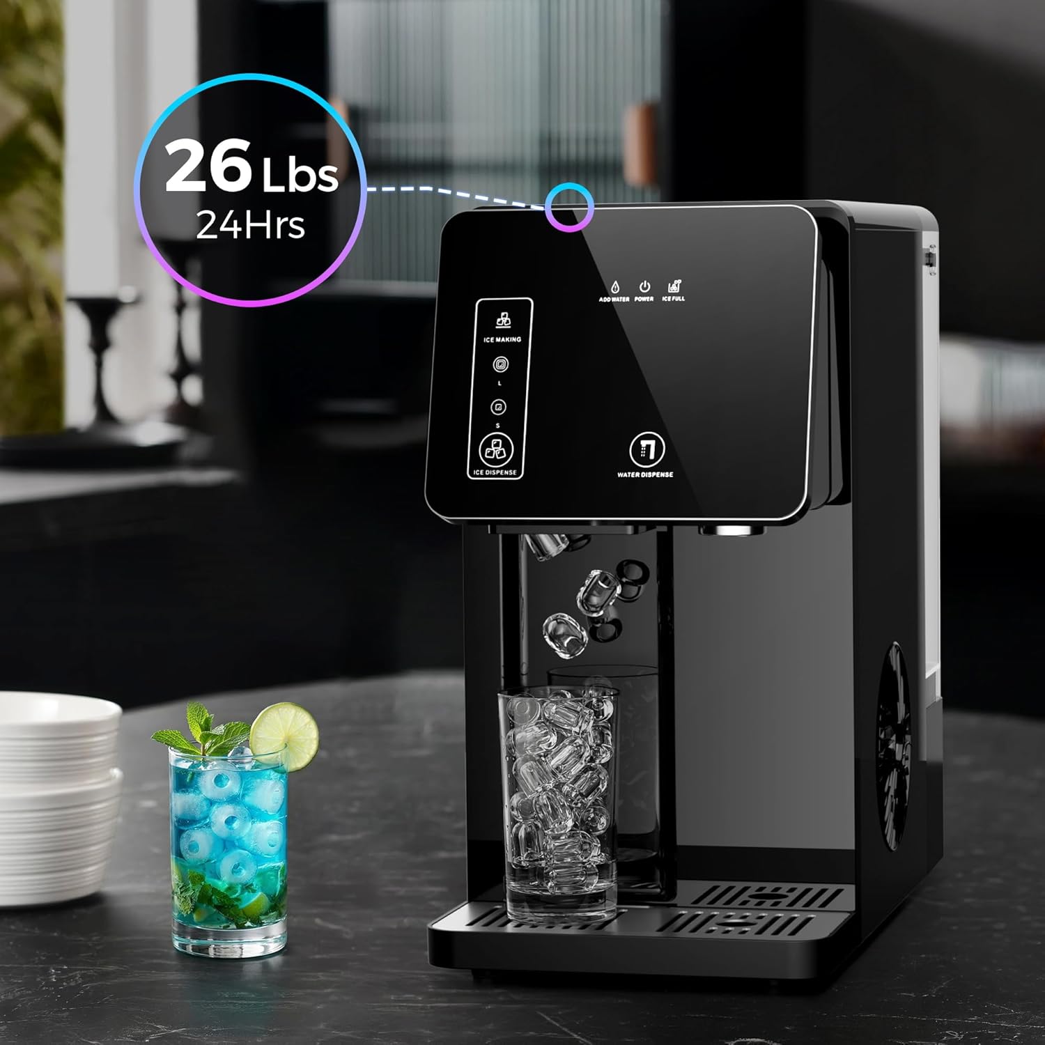 Kismile Countertop Nugget Ice Maker 58015RIM0 - Image 17