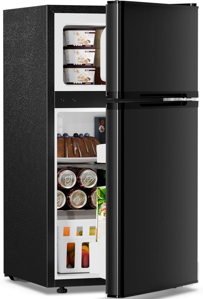 Kismile 3.2 Cu.Ft.Mini Refrigerator with Freezer F5887