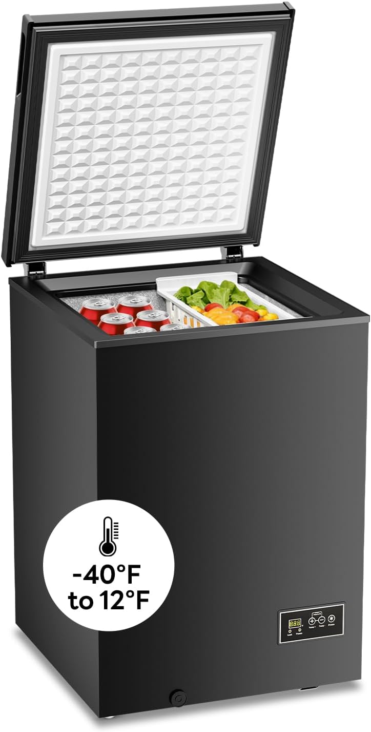 Kismile 3.5 Cu. Ft Chest Freezer 58090RFR0