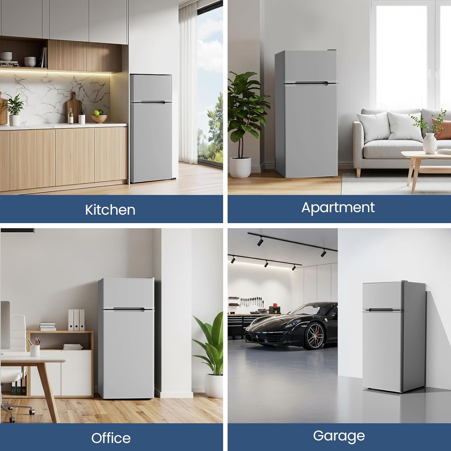 Kismile 4.5 Cu.Ft Mini Fridge with Freezer 58127RRE0 - Image 14