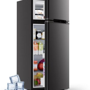 Kismile 4.5 Cu.Ft Mini Fridge with Freezer 58127RRE0